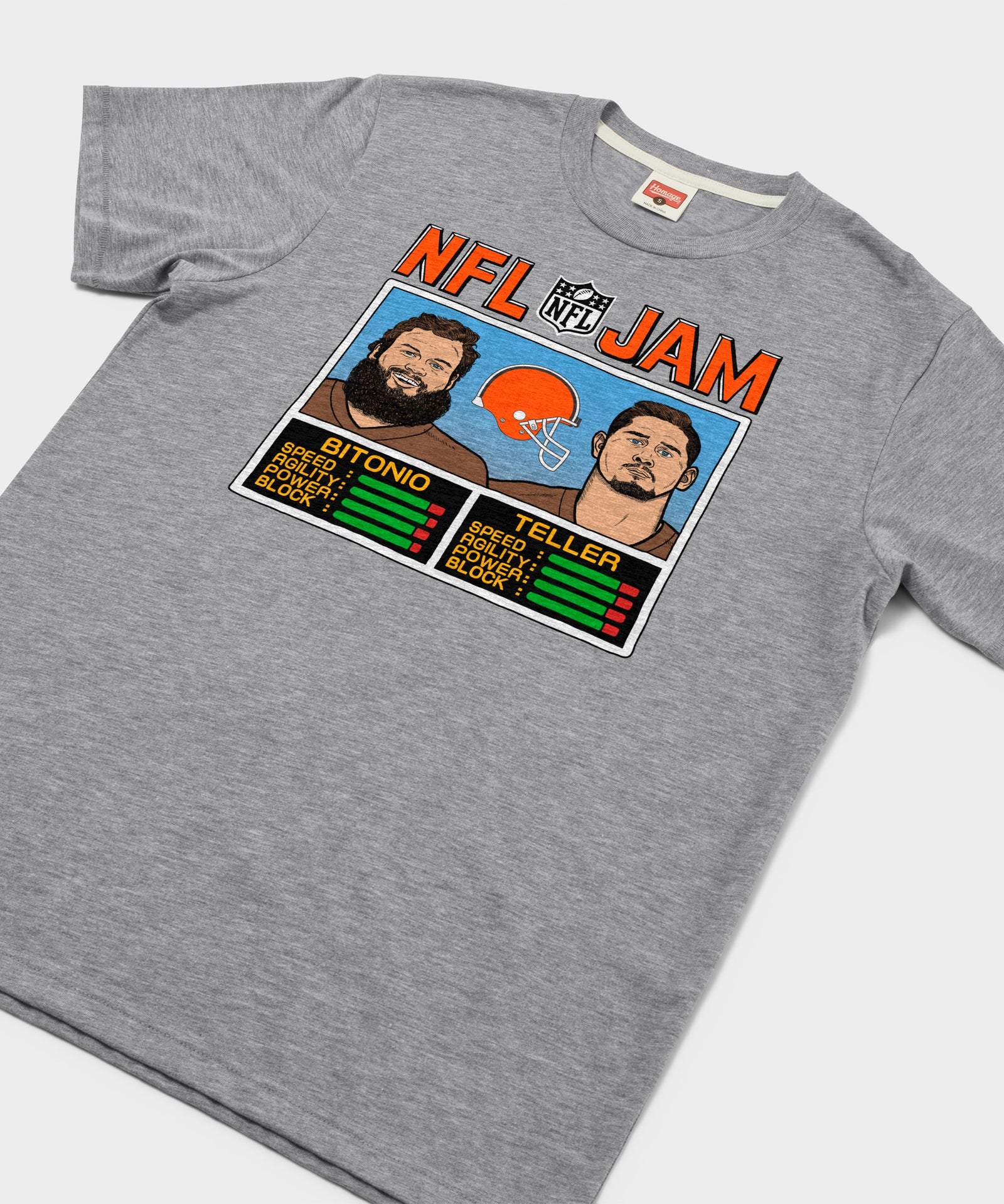 Nfl Jam Browns Bitonio And Teller