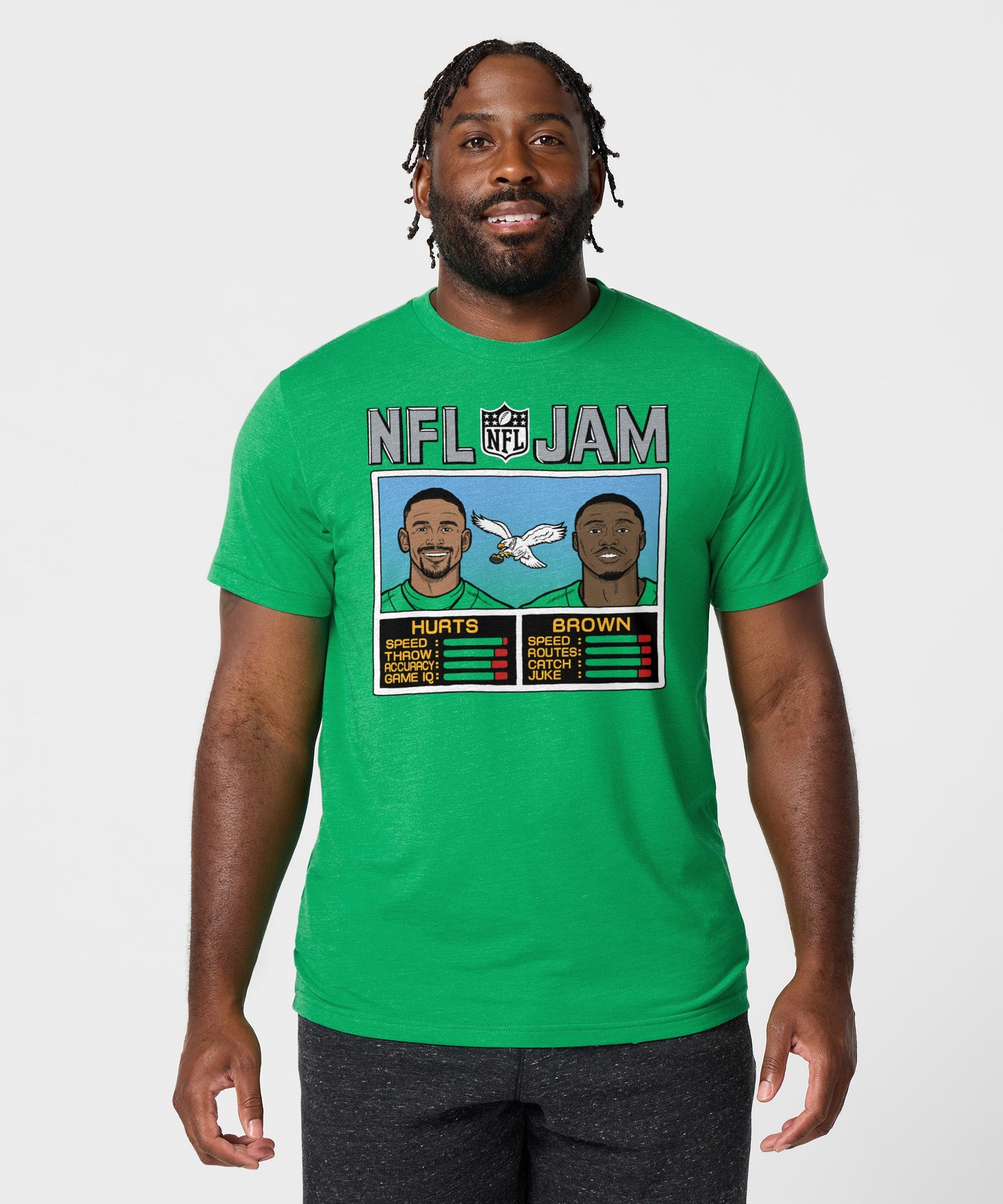 Nfl Jam Eagles Hurts And Brown