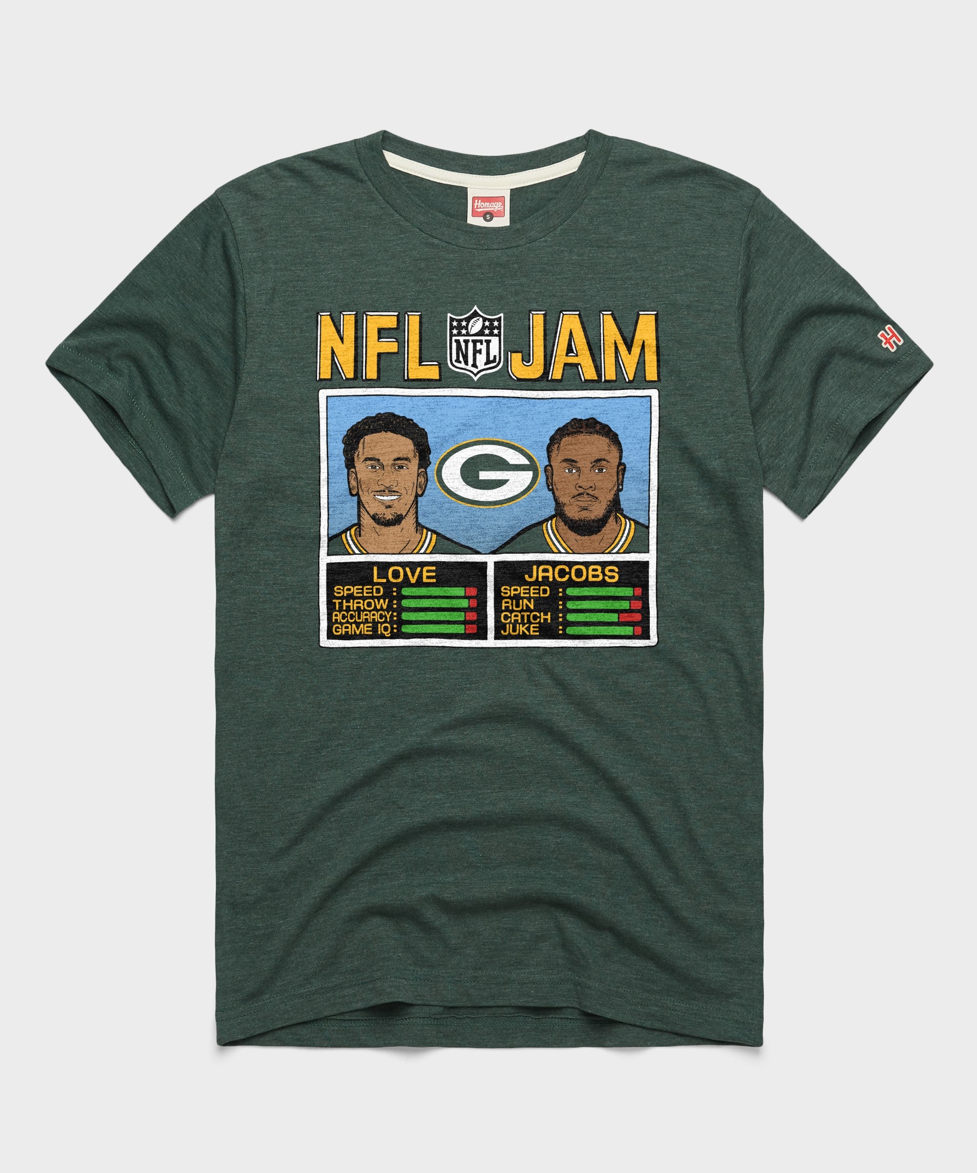 Nfl Jam Packers Love And Jacobs