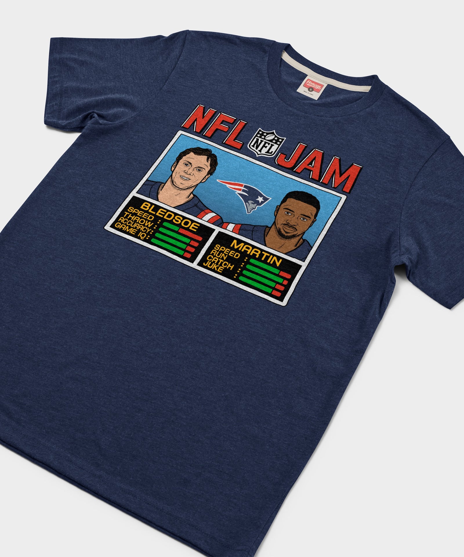 Nfl Jam Patriots Bledsoe And Martin