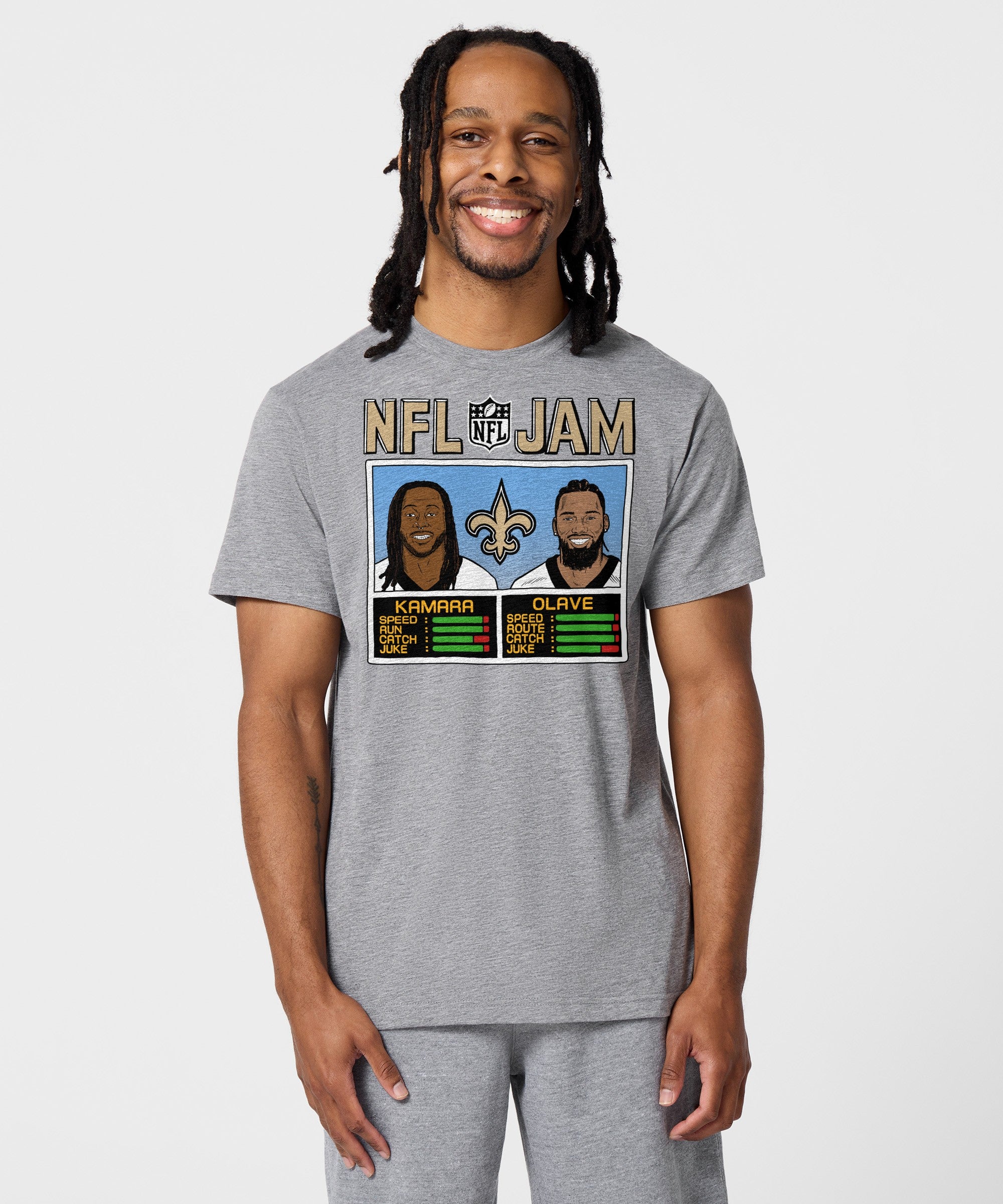 Nfl Jam Saints Kamara And Olave