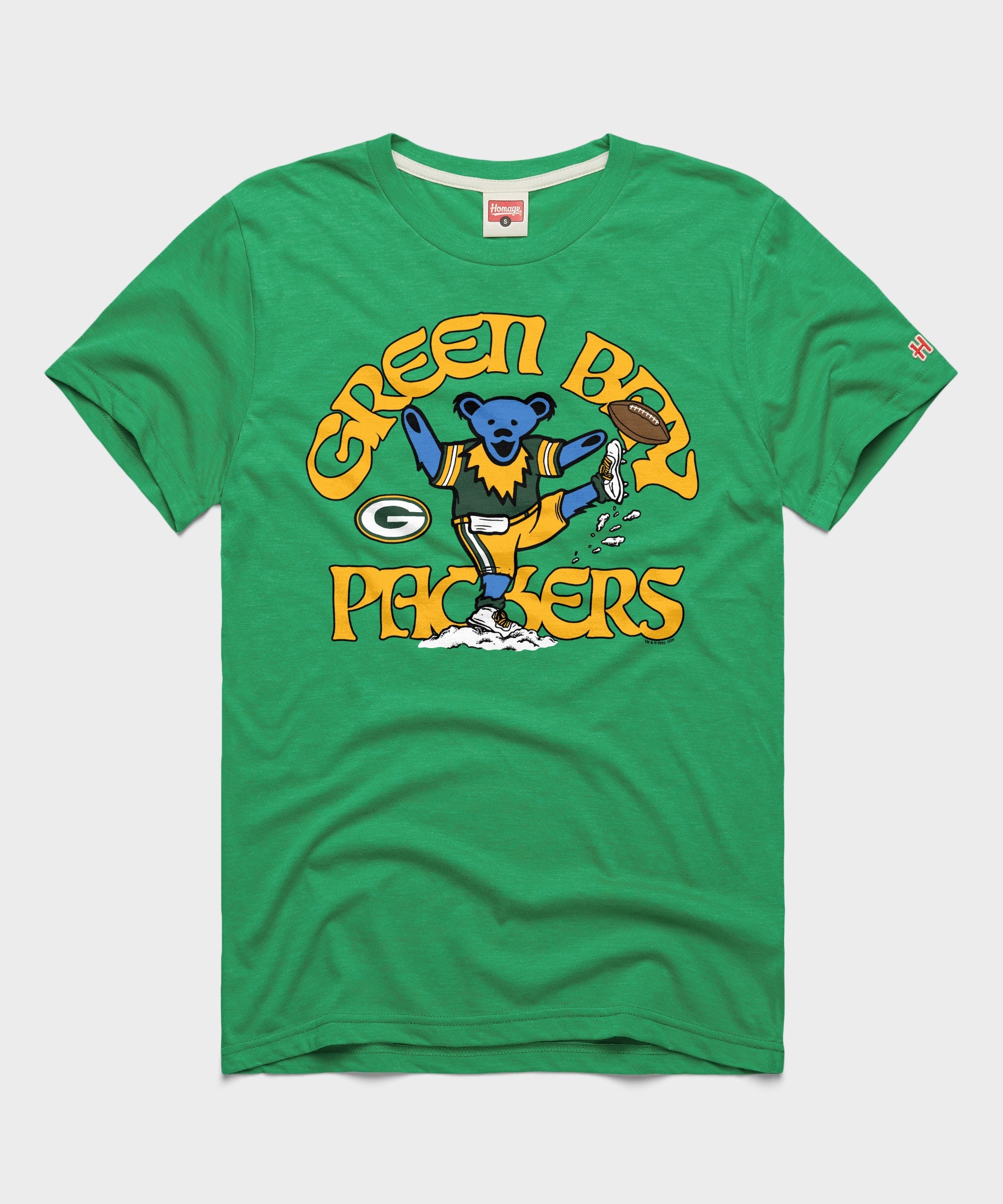 NFL x Grateful Dead x Packers | Retro Green Bay Packers T-Shirt