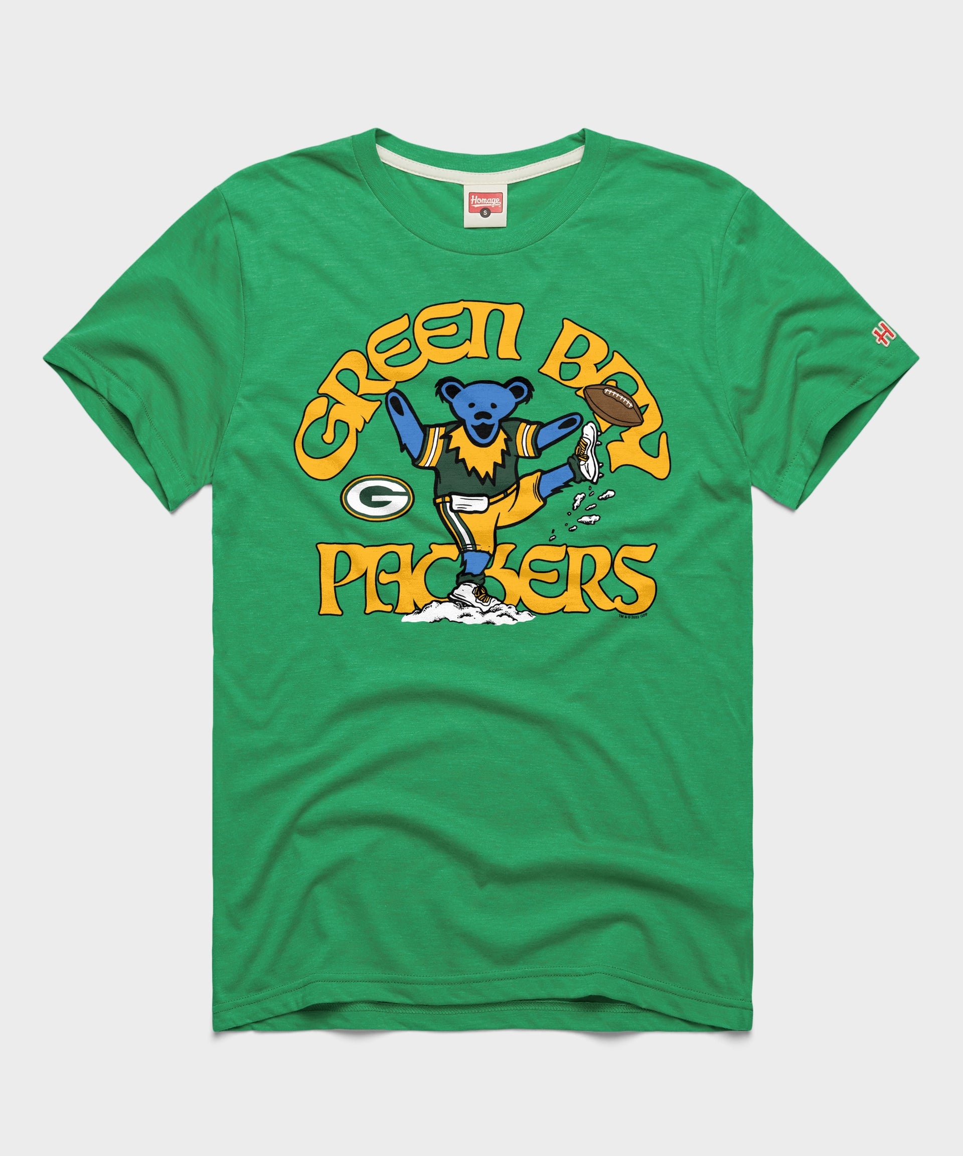 cheap green bay packers gear NFL x Grateful Dead x Green Bay Packers T-Shirt from Homage