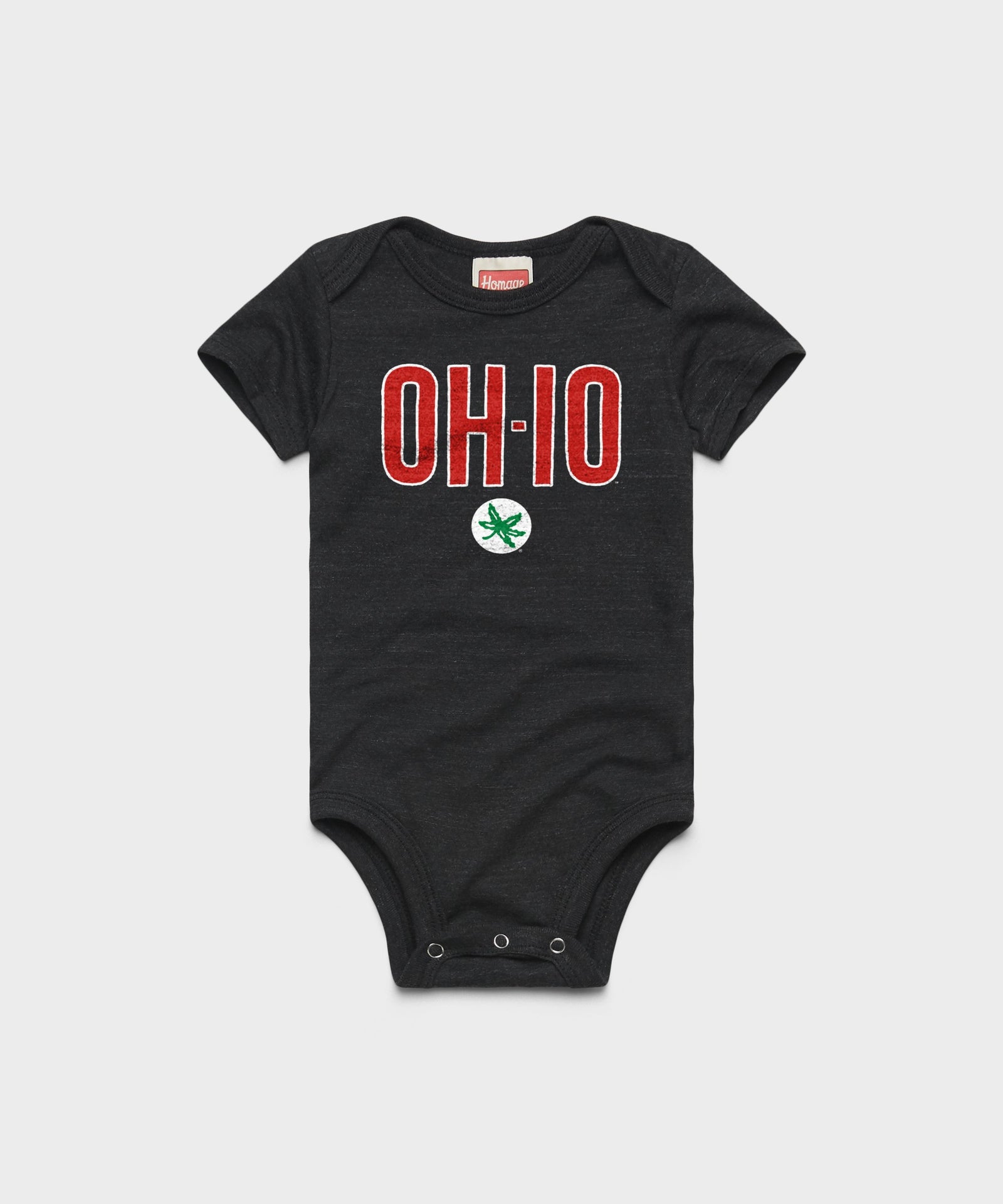 Oh Io Buckeye Leaf Baby One Piece