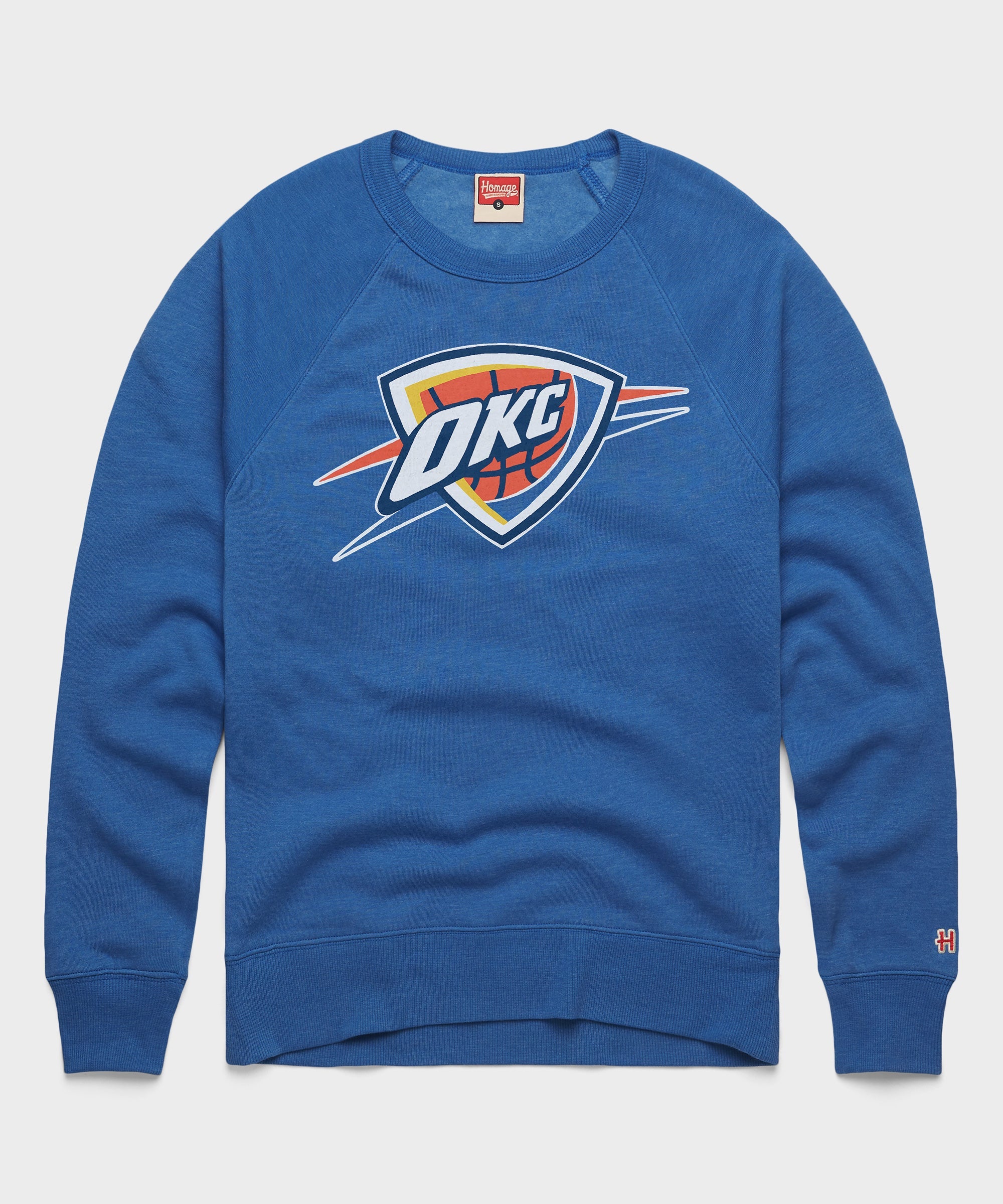 OKC Thunder Logo Crewneck Royal Blue