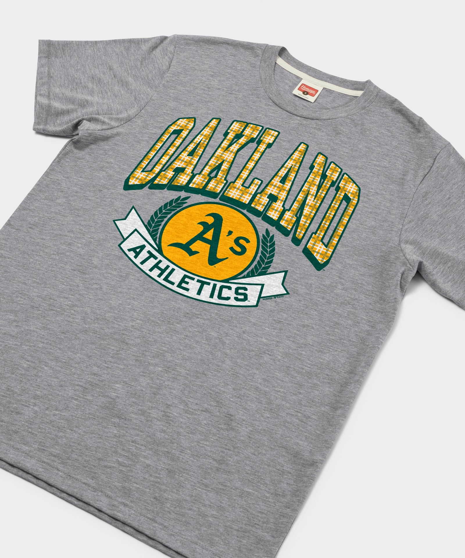 Oakland A's Plaid
