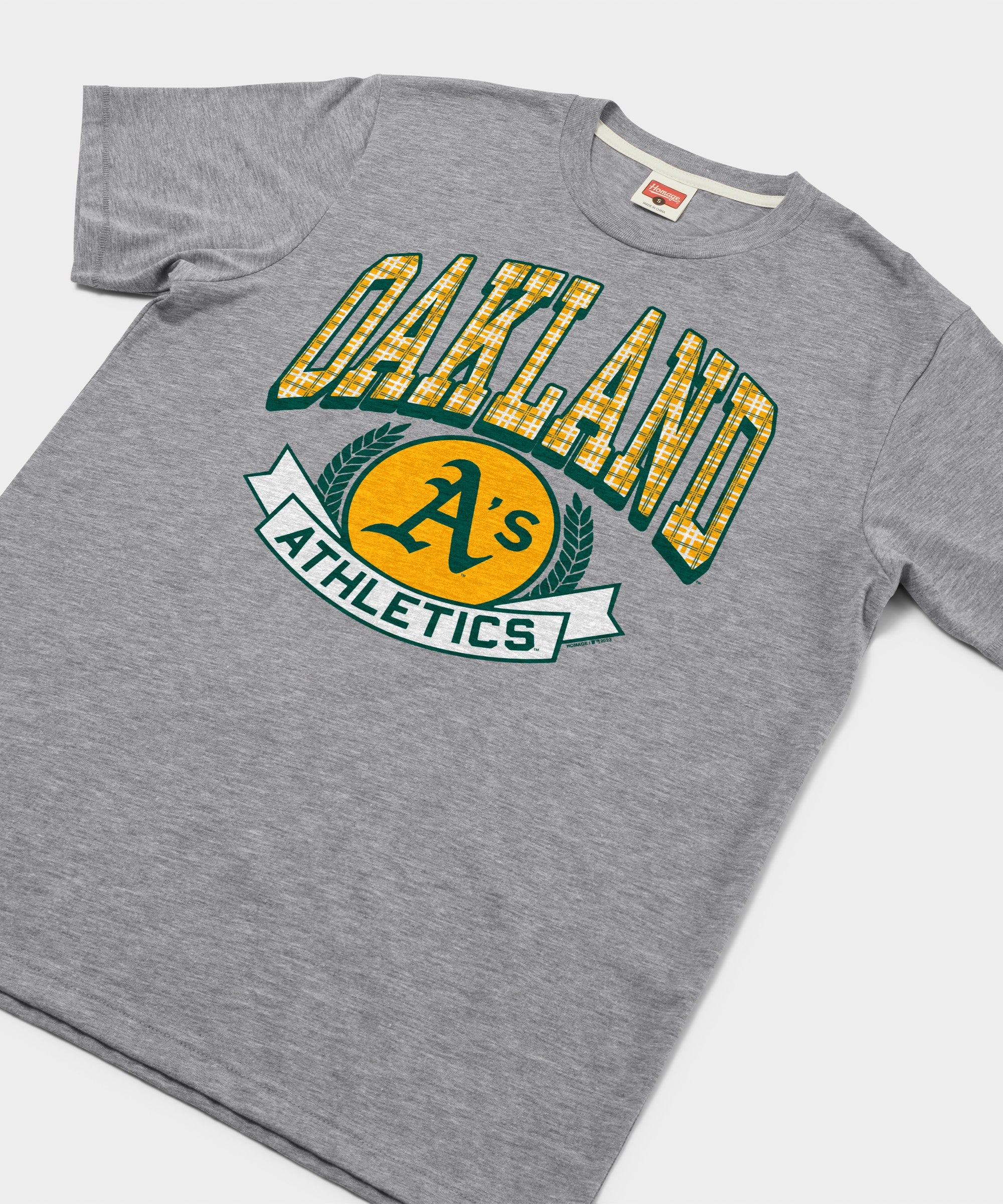 Oakland A's Plaid