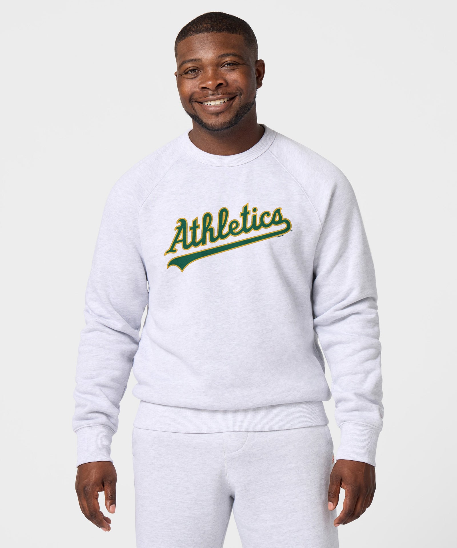 Oakland Athletics Jersey Logo '93 Crewneck