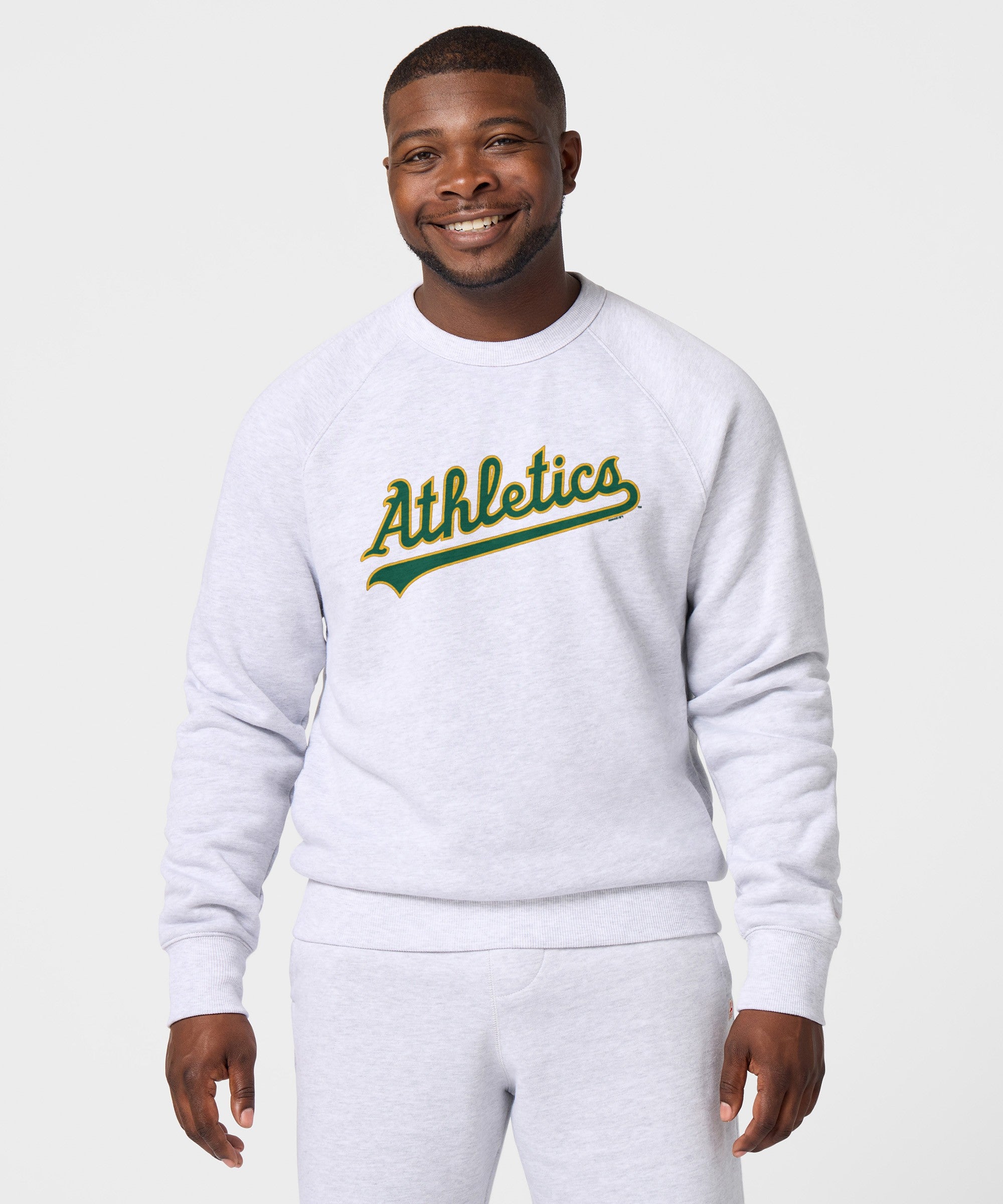 Oakland Athletics Jersey Logo '93 Crewneck