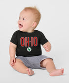 Oh Io Buckeye Leaf Baby One Piece