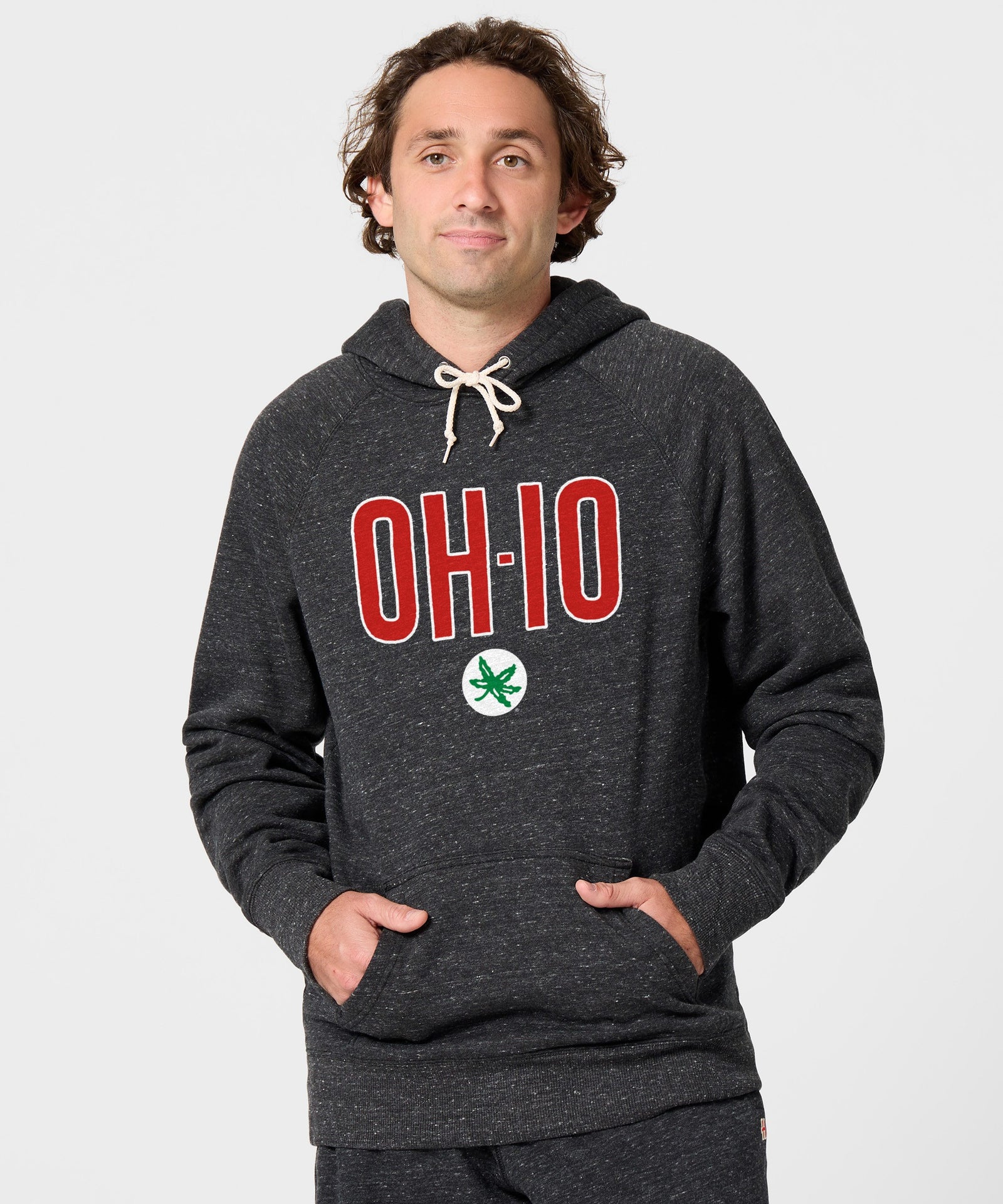 Oh Io Buckeye Leaf Hoodie