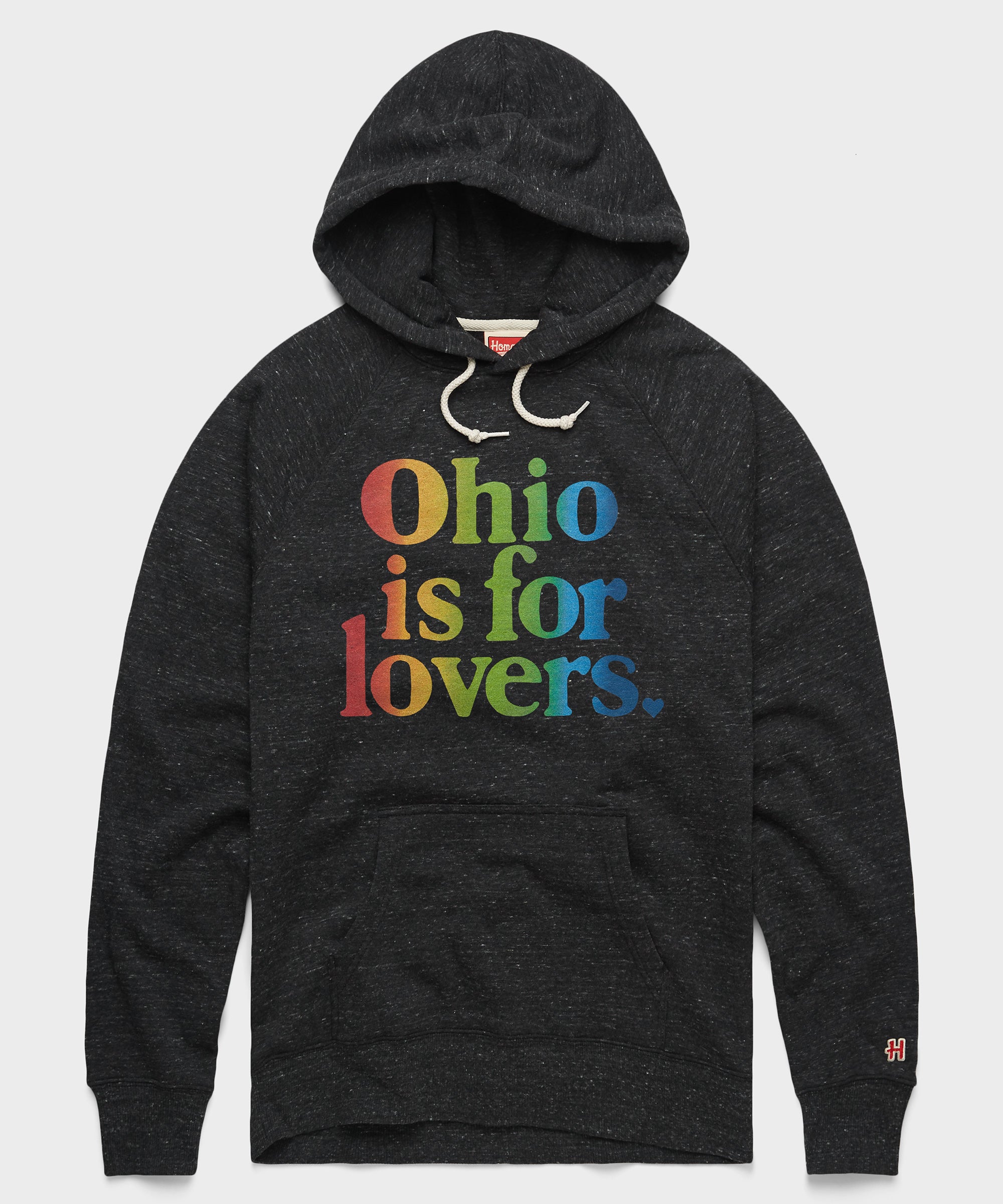 Ohio Is For Lovers Rainbow Hoodie