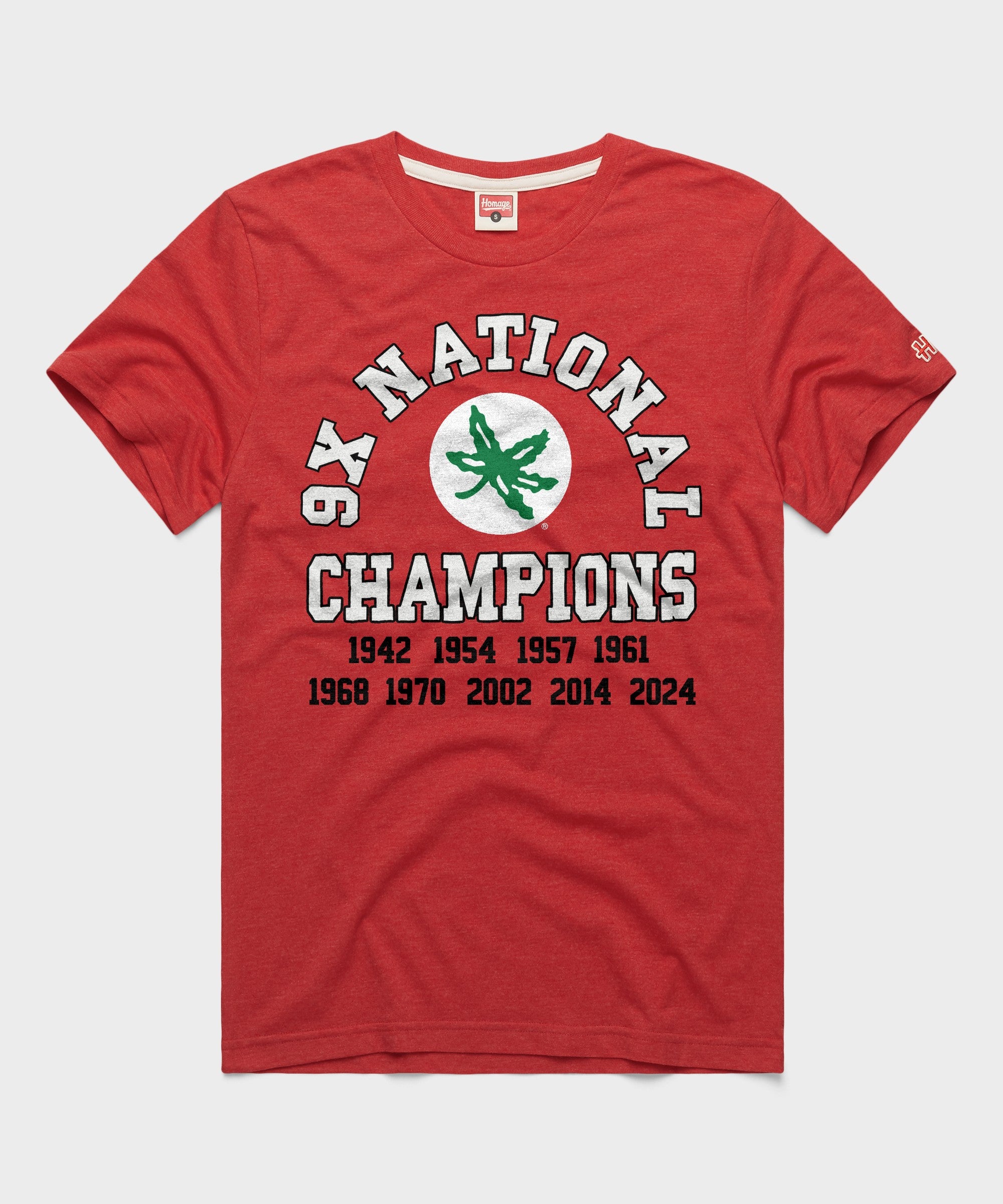 Ohio State 9X National Champions | Retro OSU T-Shirt – HOMAGE