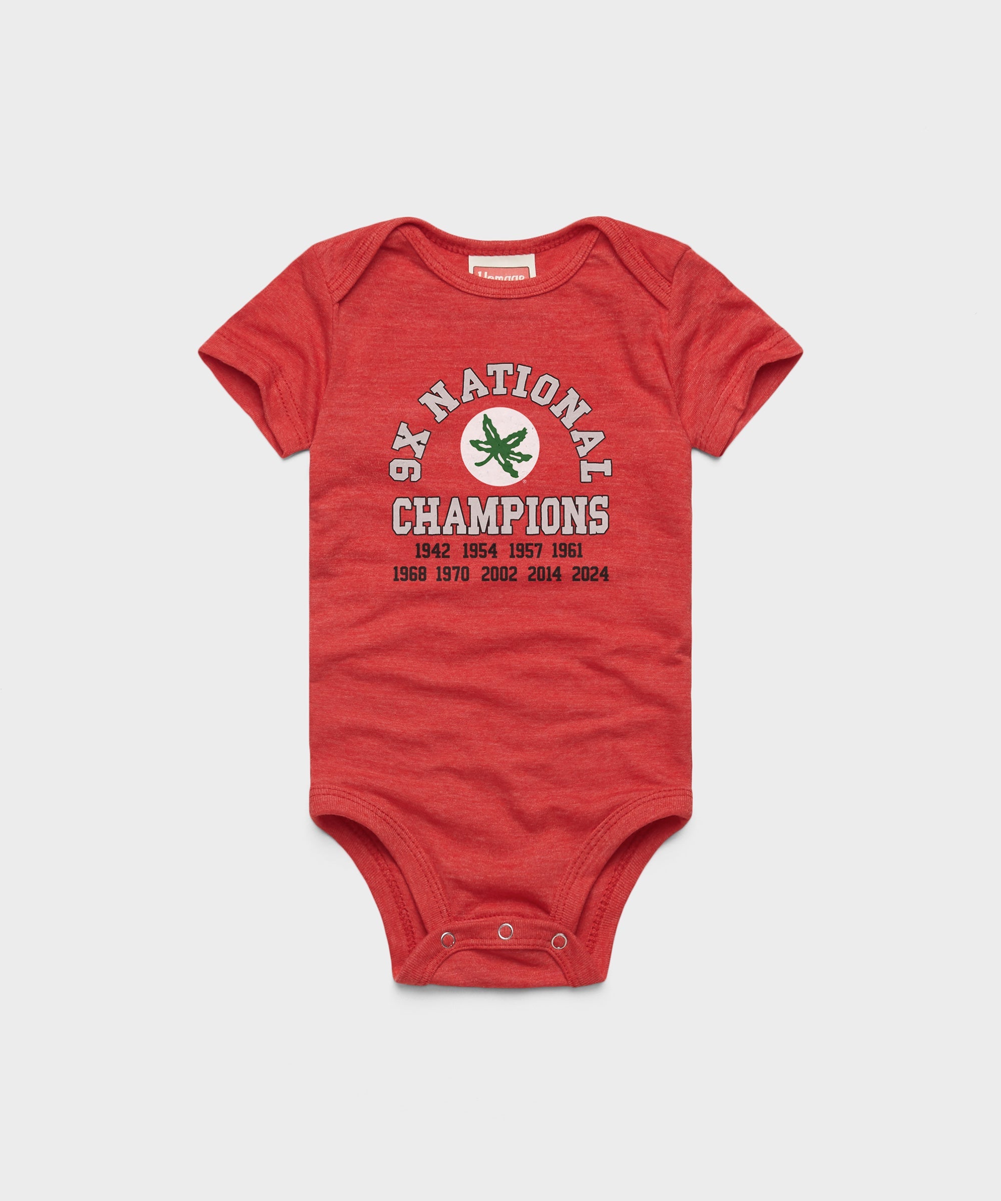 Ohio State 9X National Champions Baby One Piece