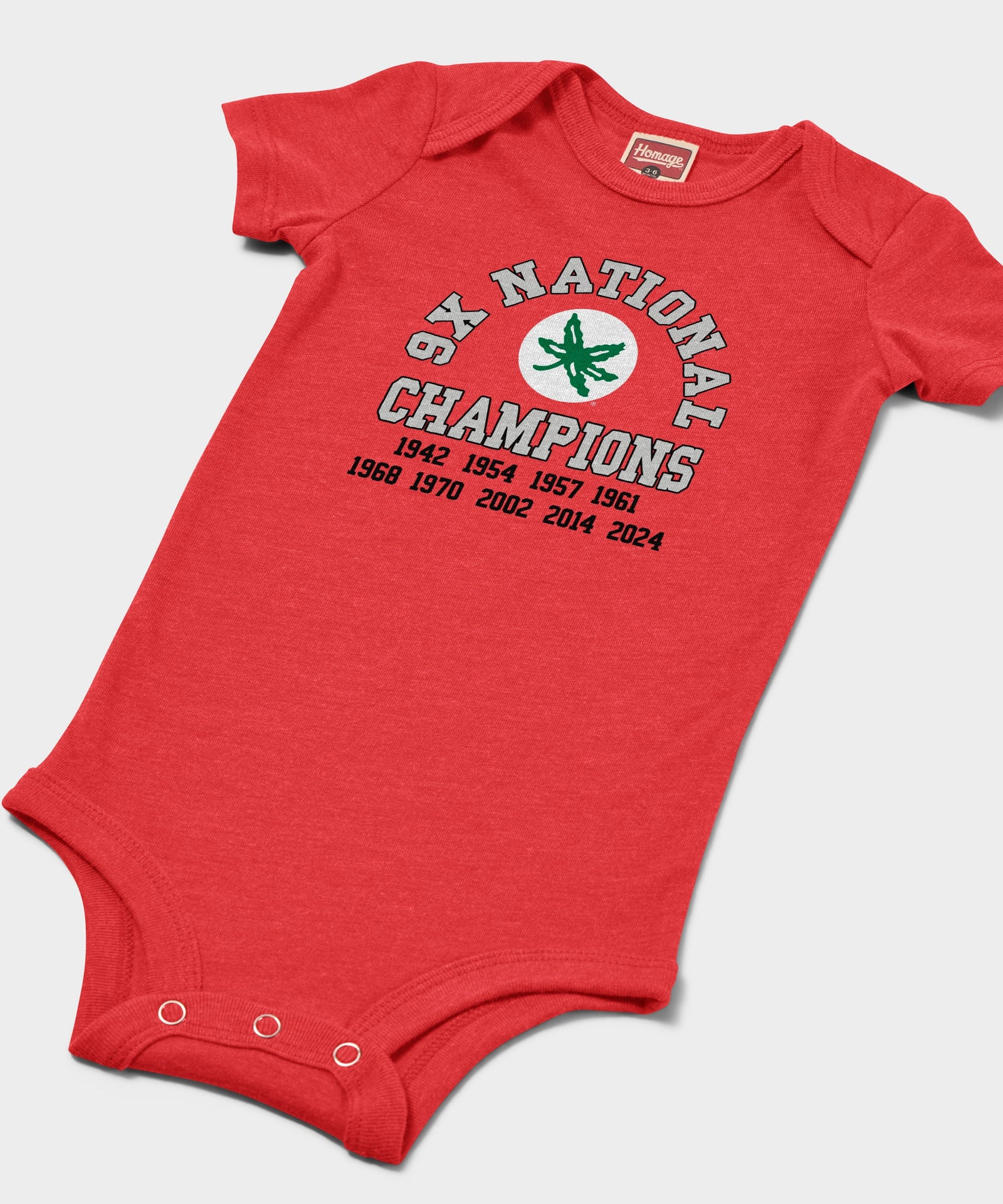 Ohio State 9X National Champions Baby One Piece