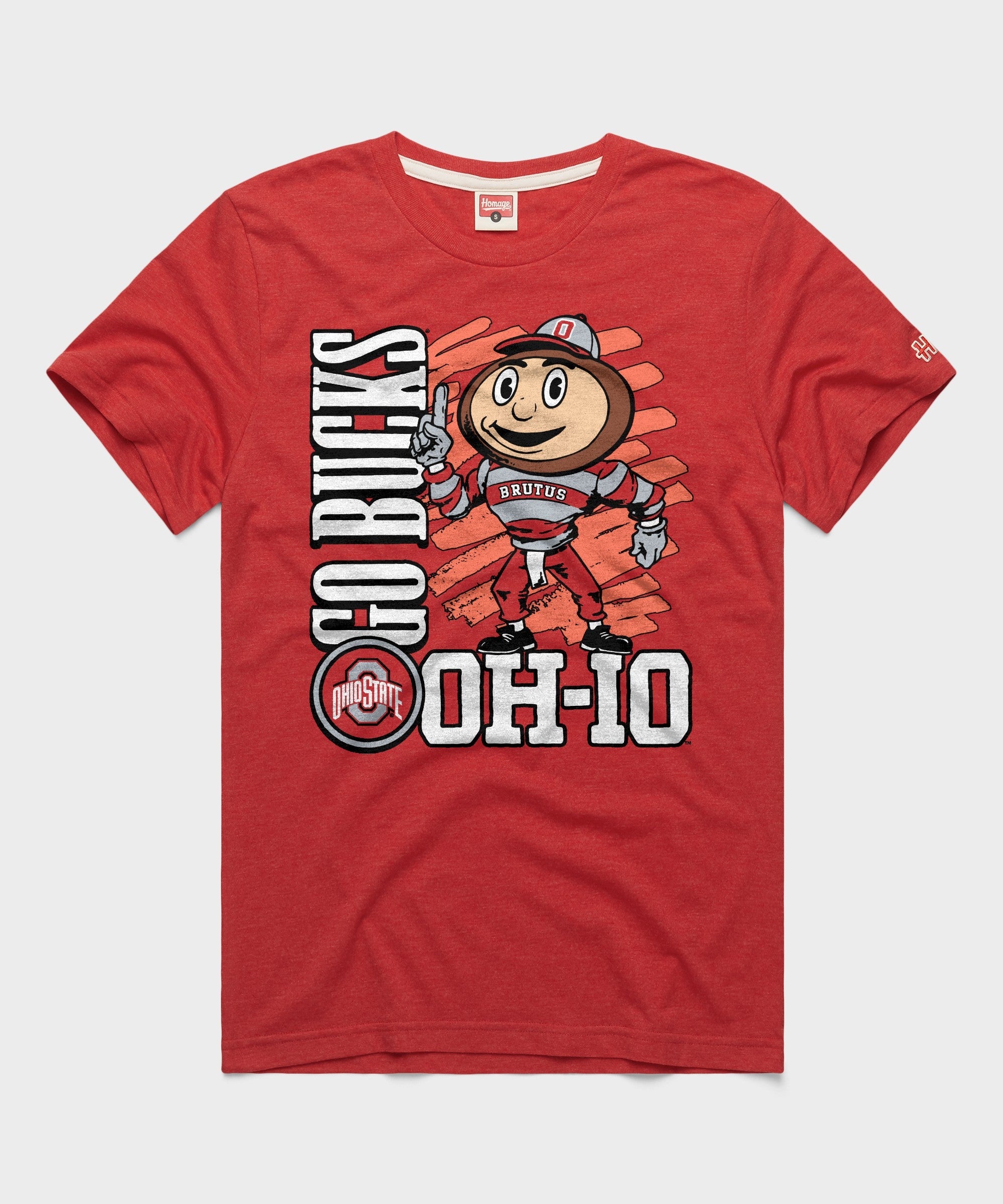 Ohio State Brutus Go Bucks OH-IO Red