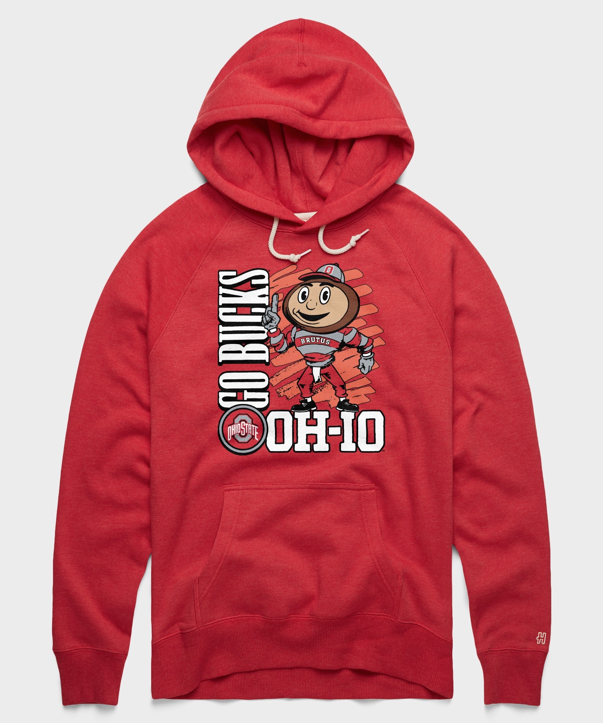 Ohio State Brutus Go Bucks OH-IO Hoodie Red