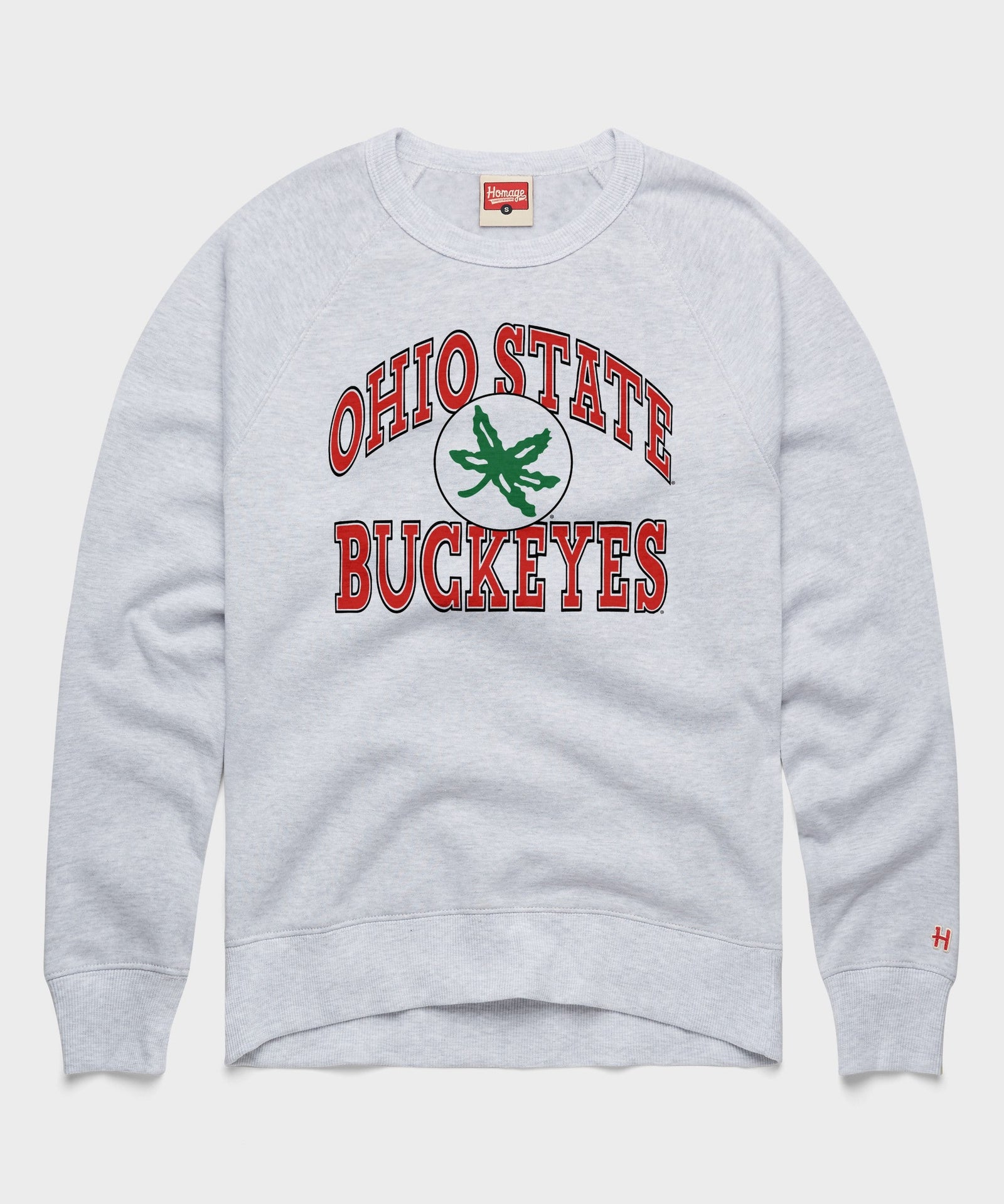 Ohio State Buckeye Leaf Arch Crewneck