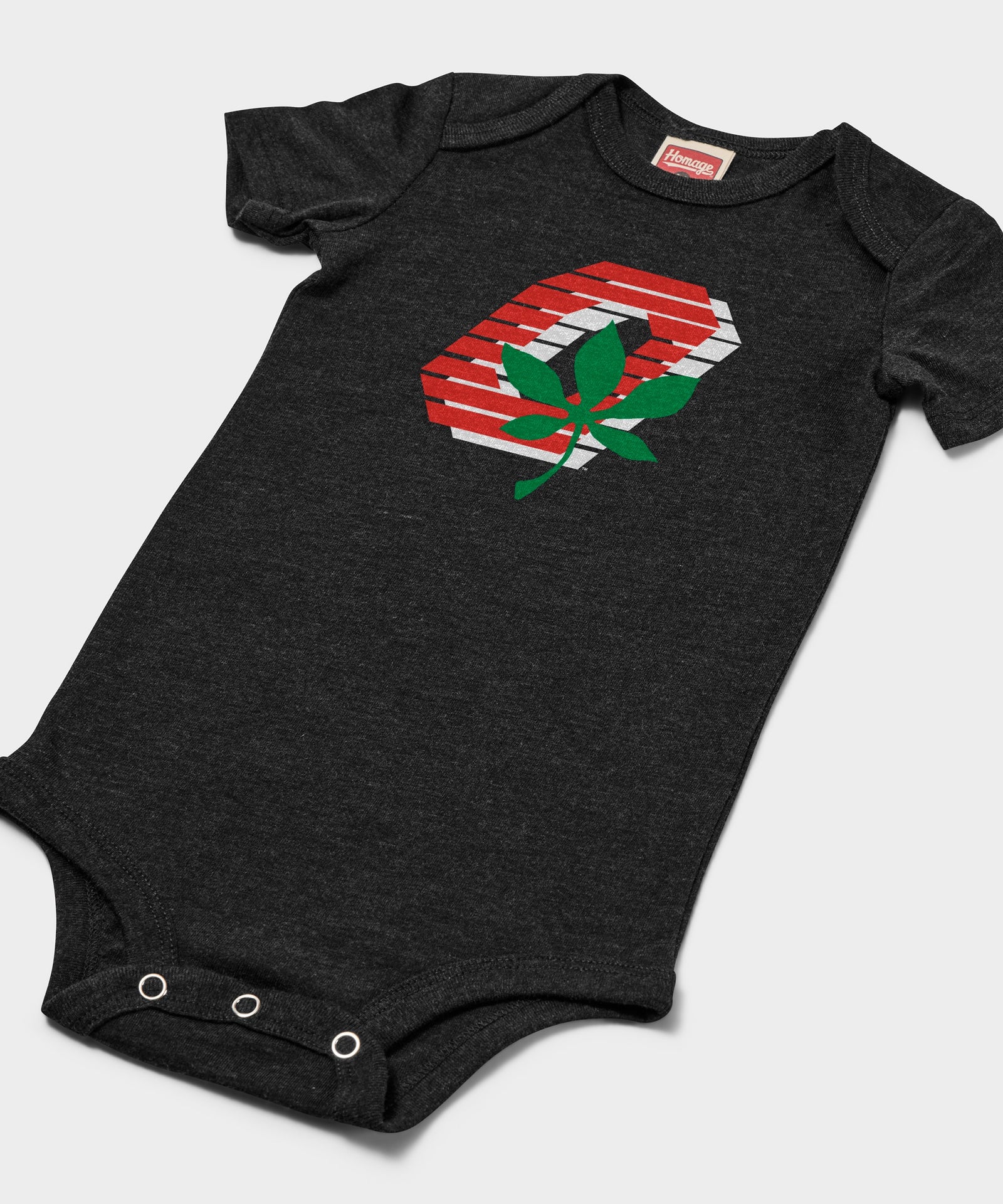 Ohio State Buckeye Leaf Baby One Piece