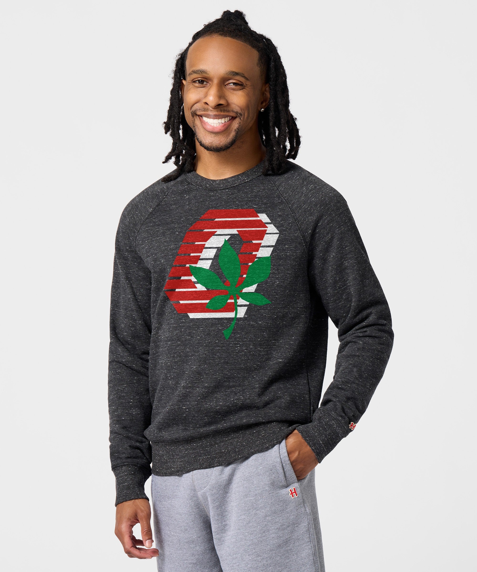 Ohio State Buckeye Leaf Crewneck