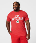 Ohio State Buckeye Leaf Pay Homage