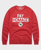 Ohio State Buckeye Leaf Pay Homage Crewneck
