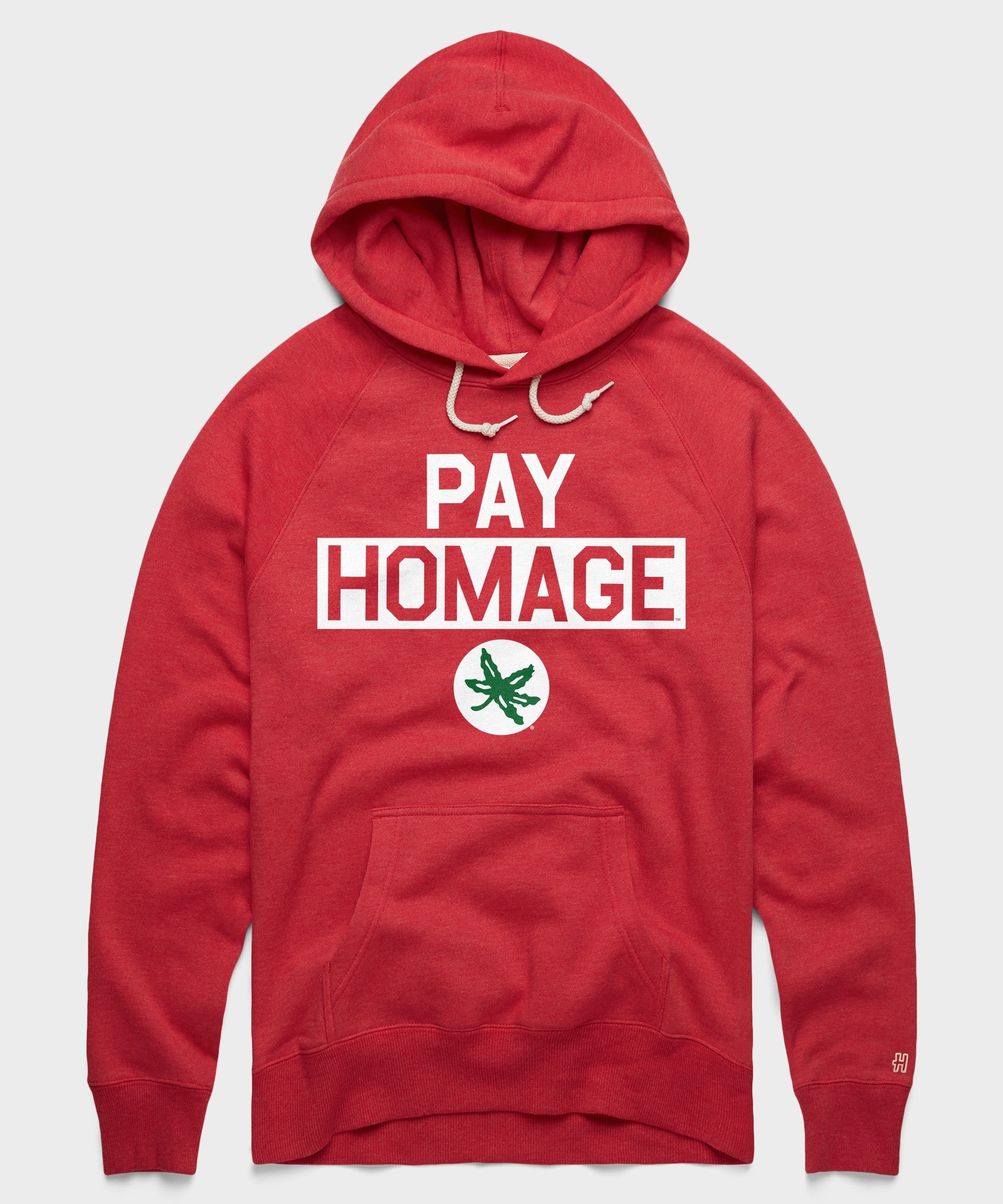 Ohio State Buckeye Leaf Pay Homage Hoodie
