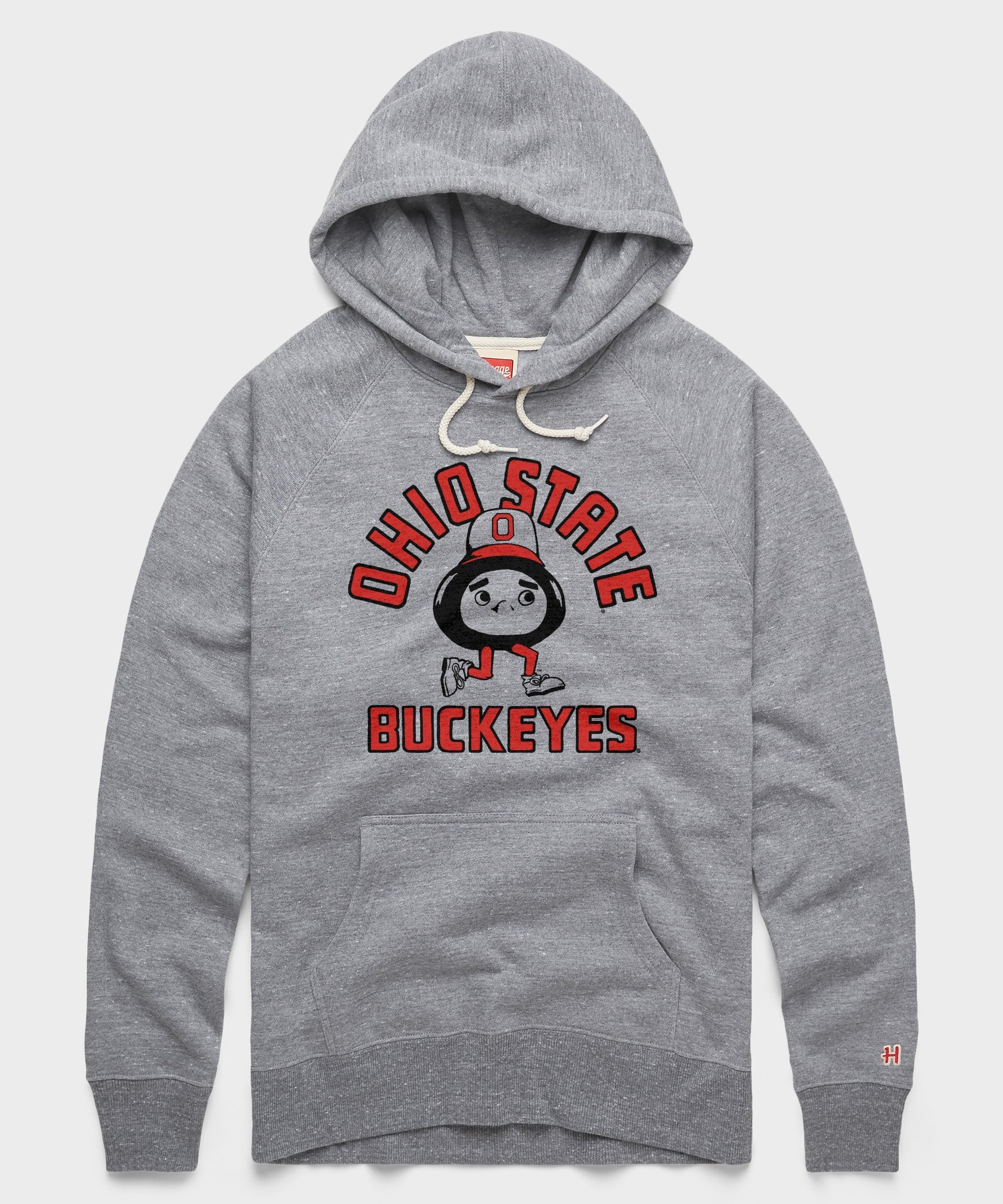 Ohio State Buckeyes Brutus Hoodie Grey
