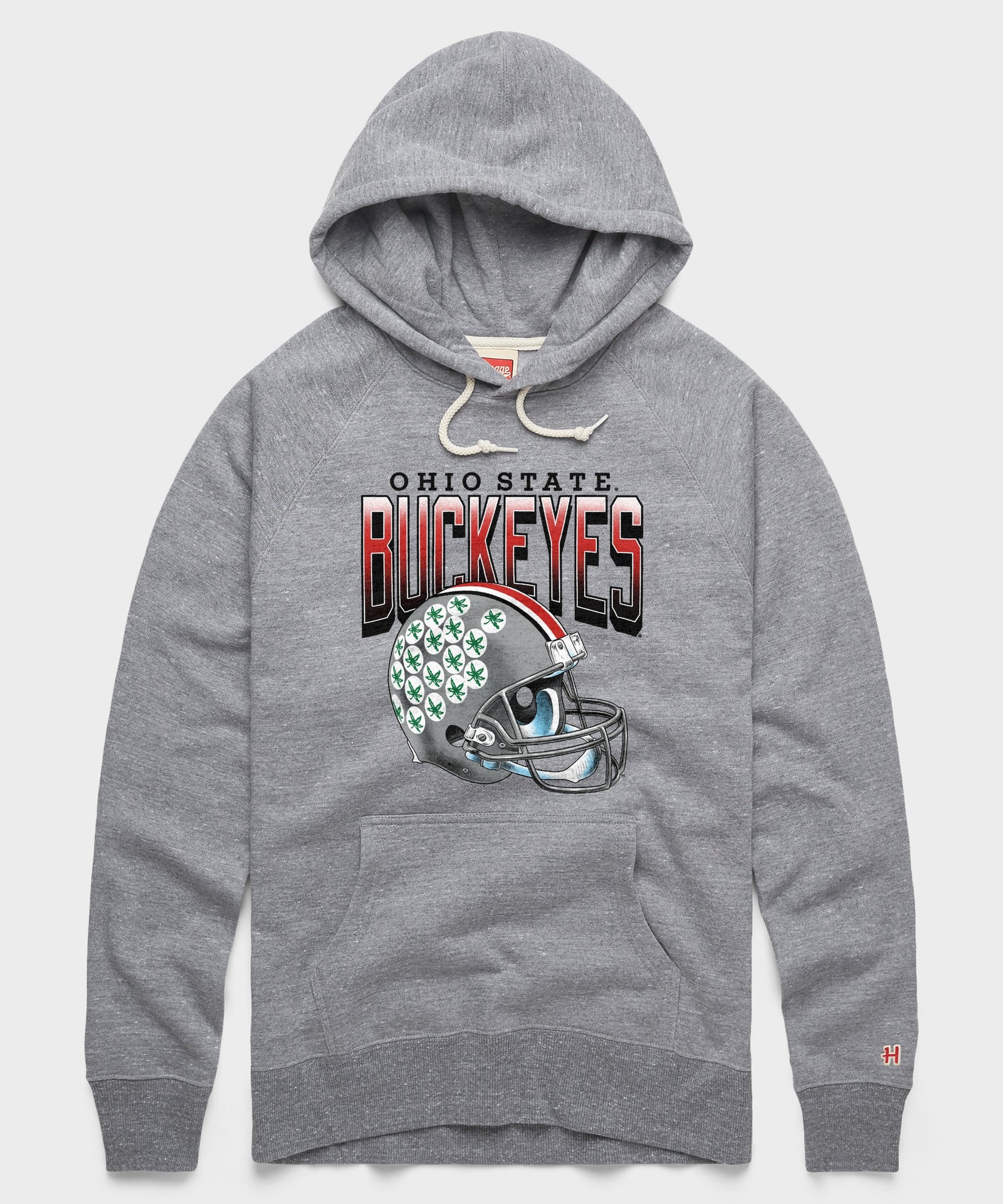 Ohio State Buckeyes Gradient Helmet Hoodie