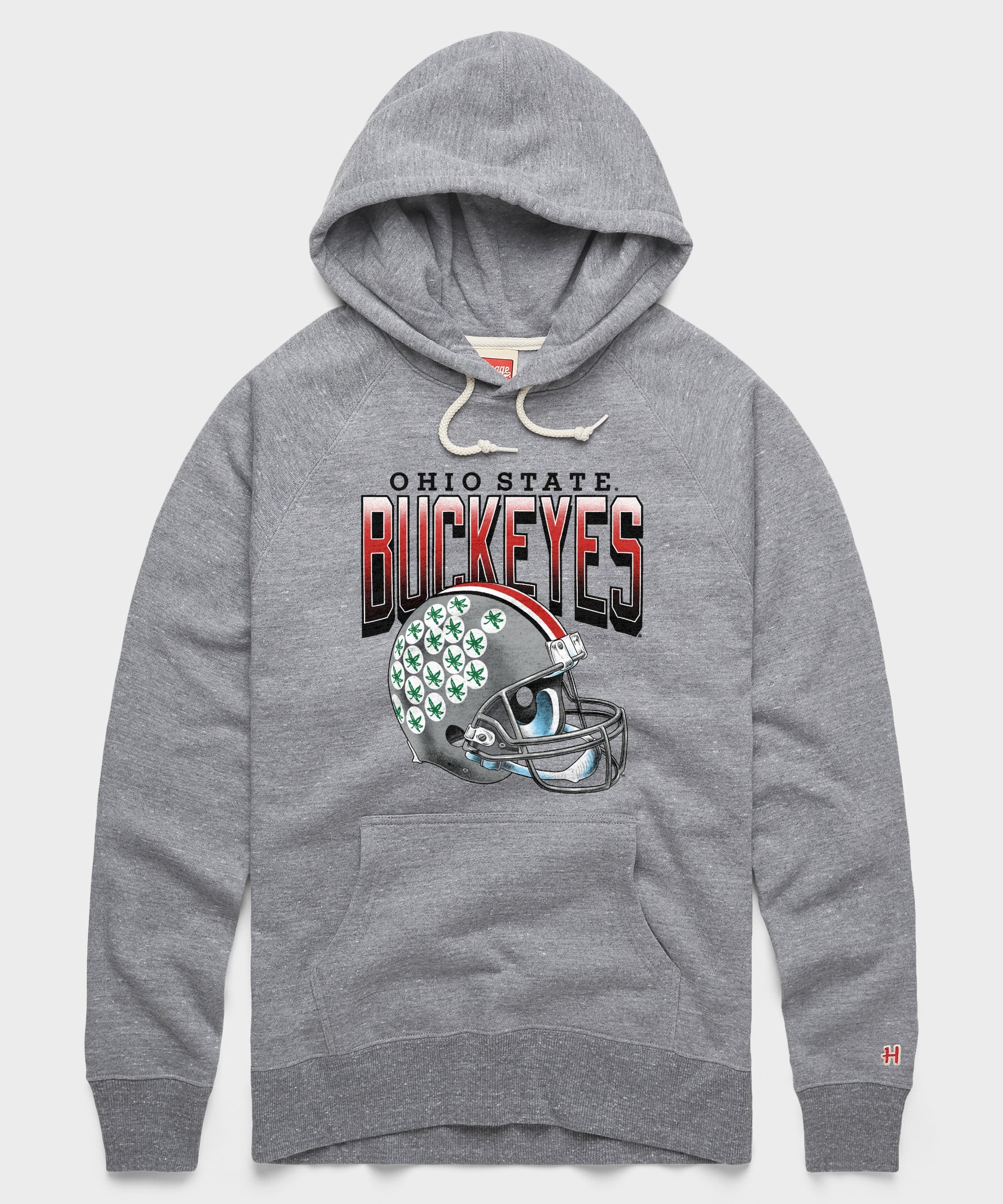 Ohio State Buckeyes Gradient Helmet Hoodie