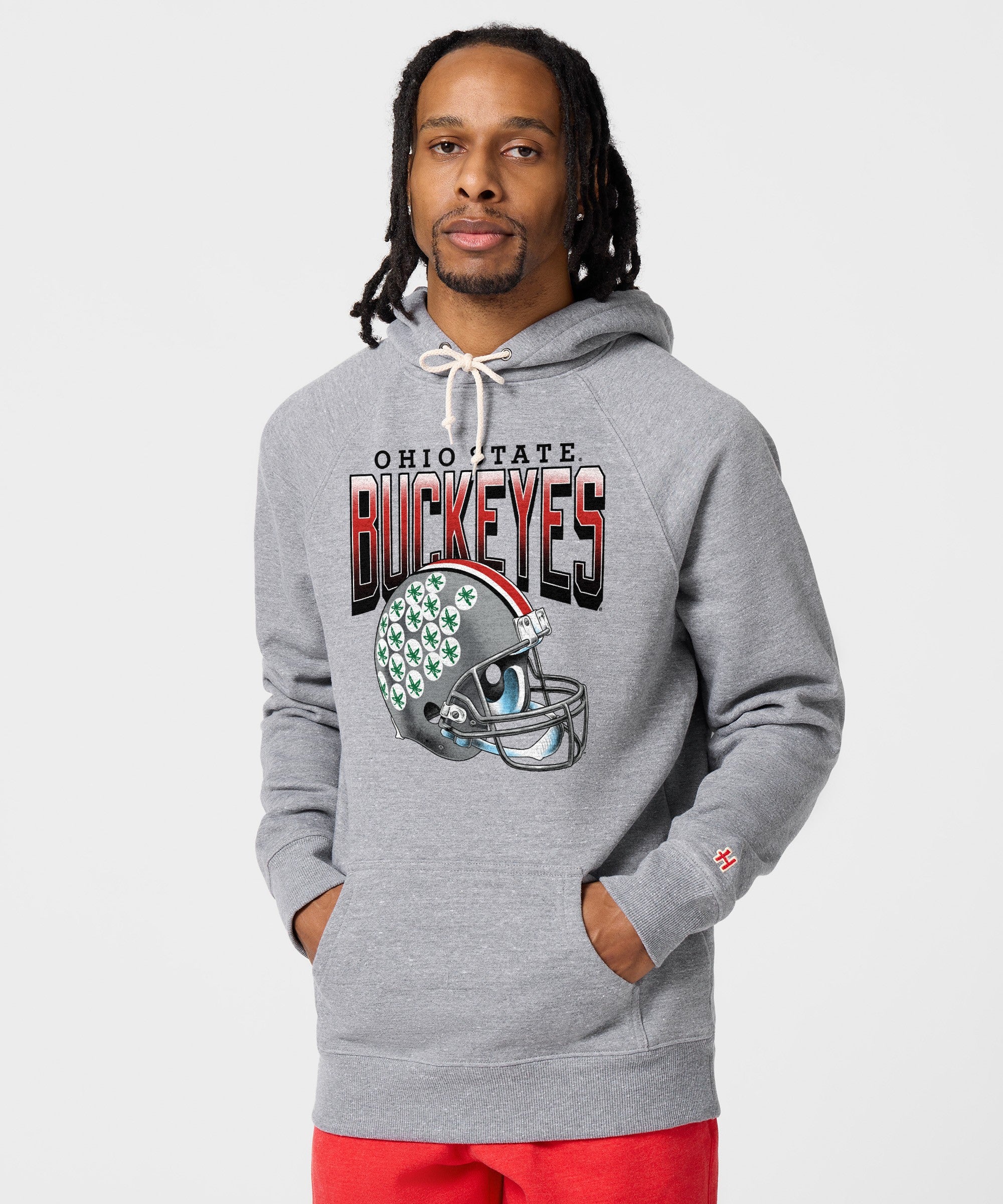 Ohio State Buckeyes Gradient Helmet Hoodie