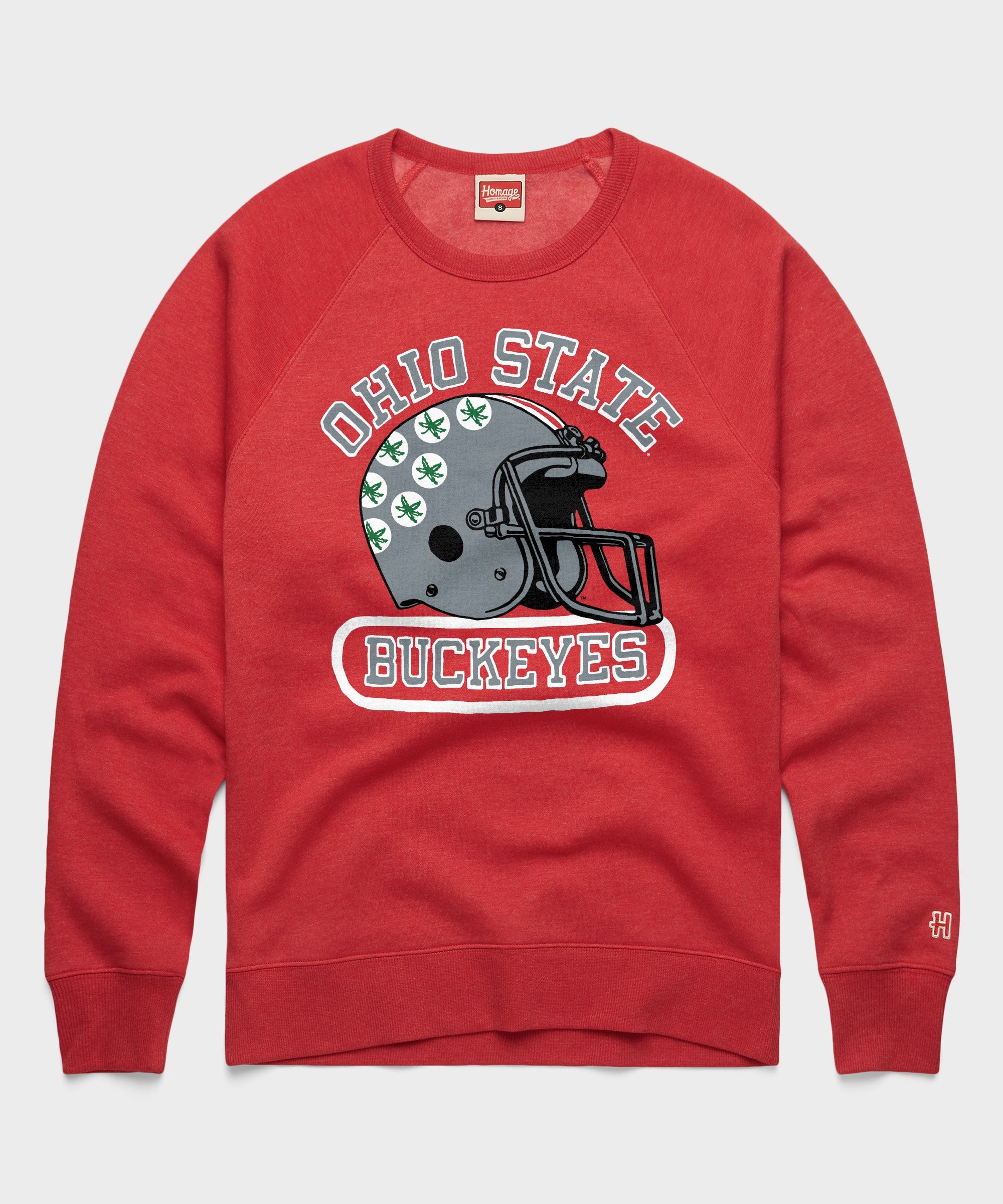 Ohio State Buckeyes Helmet Crewneck