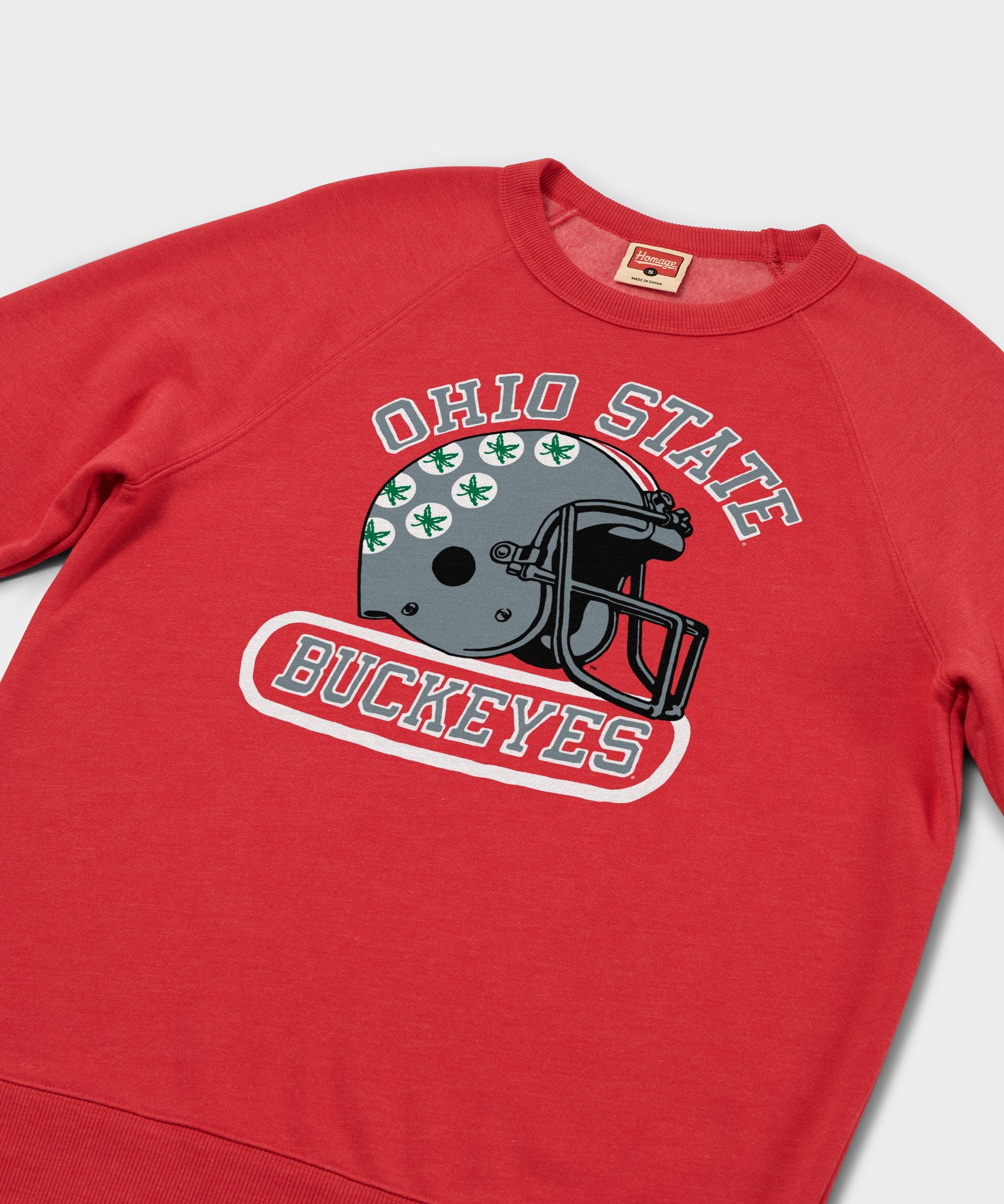 Ohio State Buckeyes Helmet Crewneck