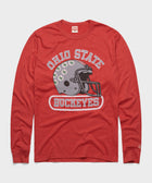 Ohio State Buckeyes Helmet Long Sleeve Tee