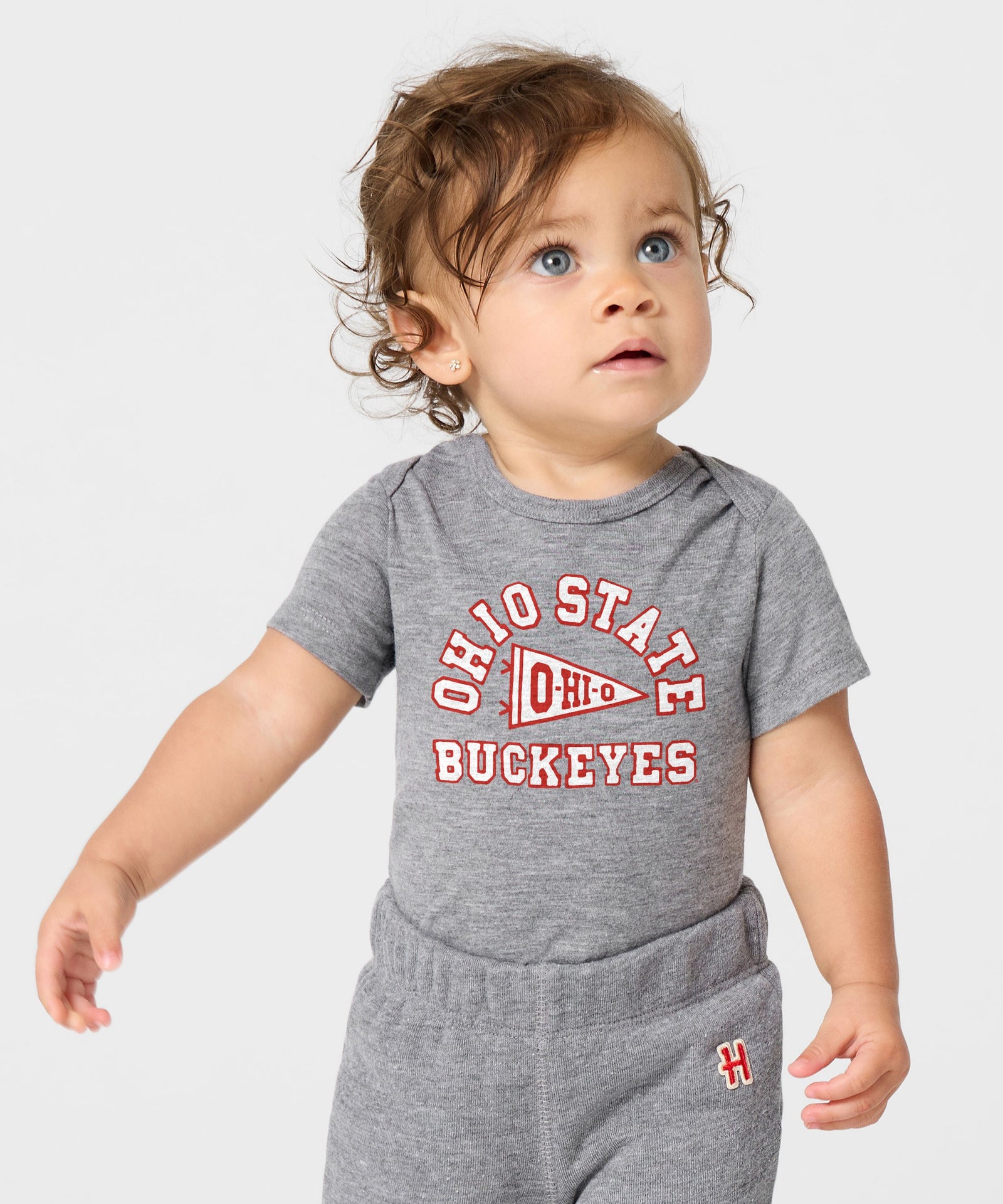 Ohio State Buckeyes Pennant Baby One Piece