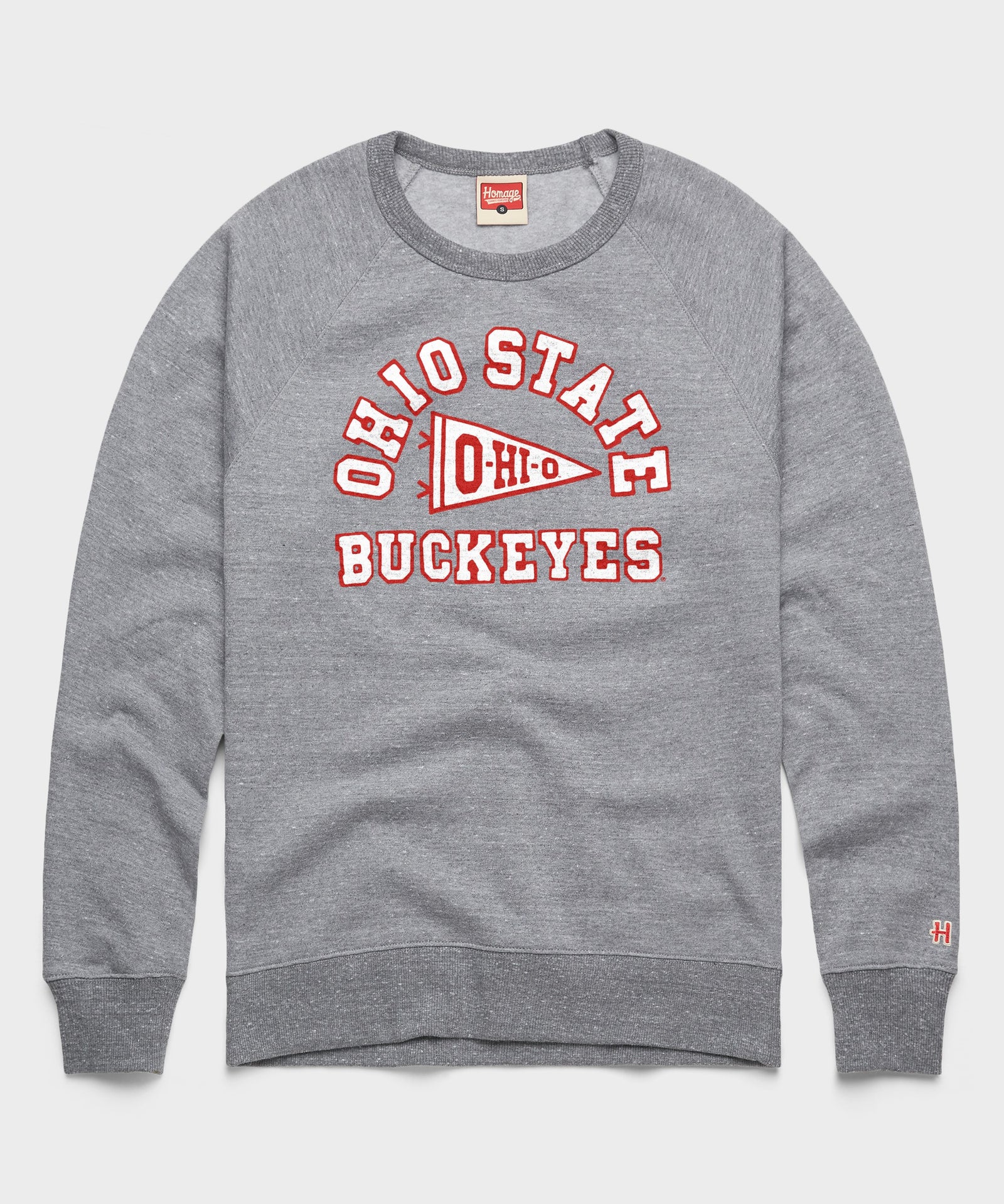 Ohio State Buckeyes Pennant Crewneck
