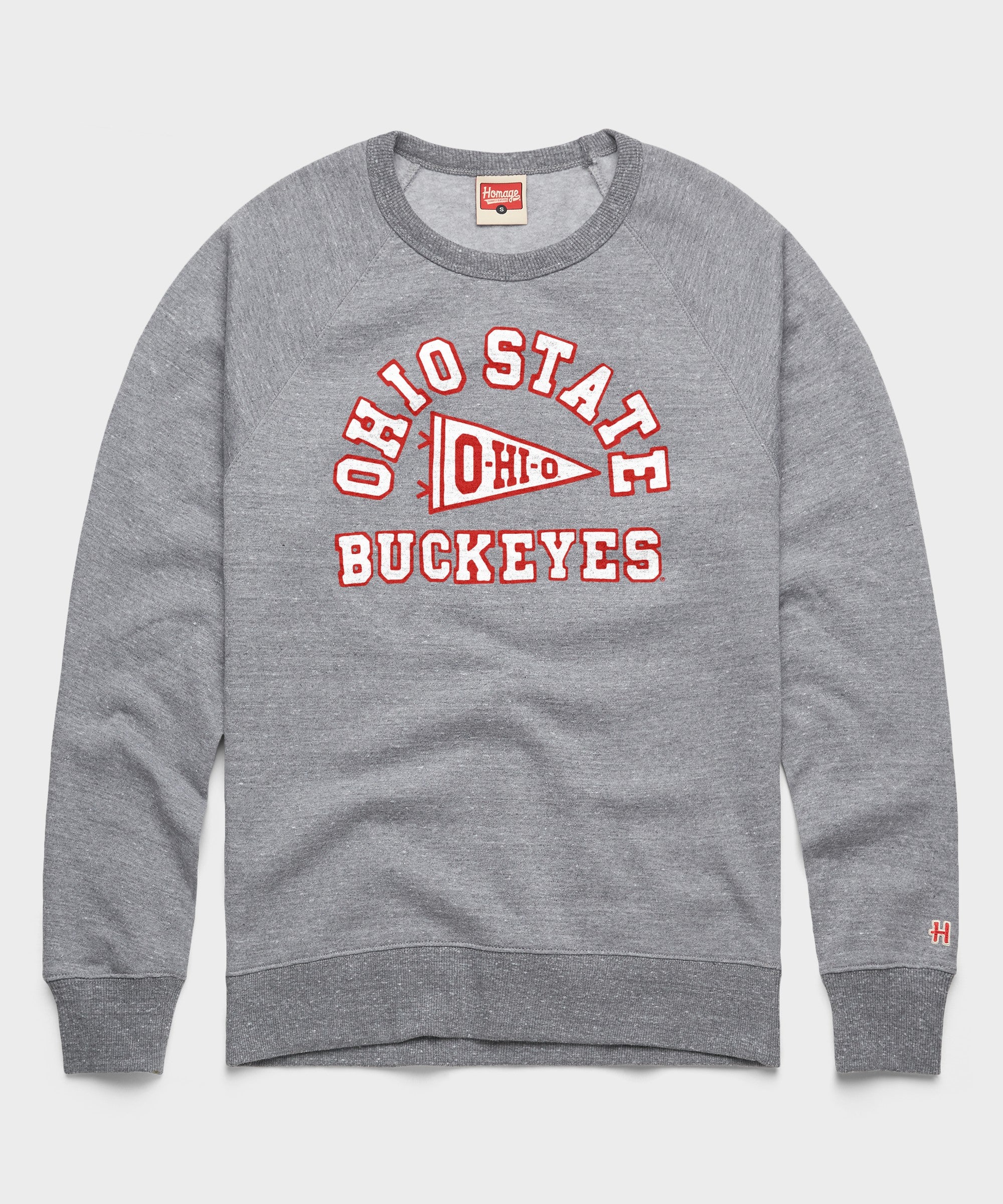 Ohio State Buckeyes Pennant Crewneck
