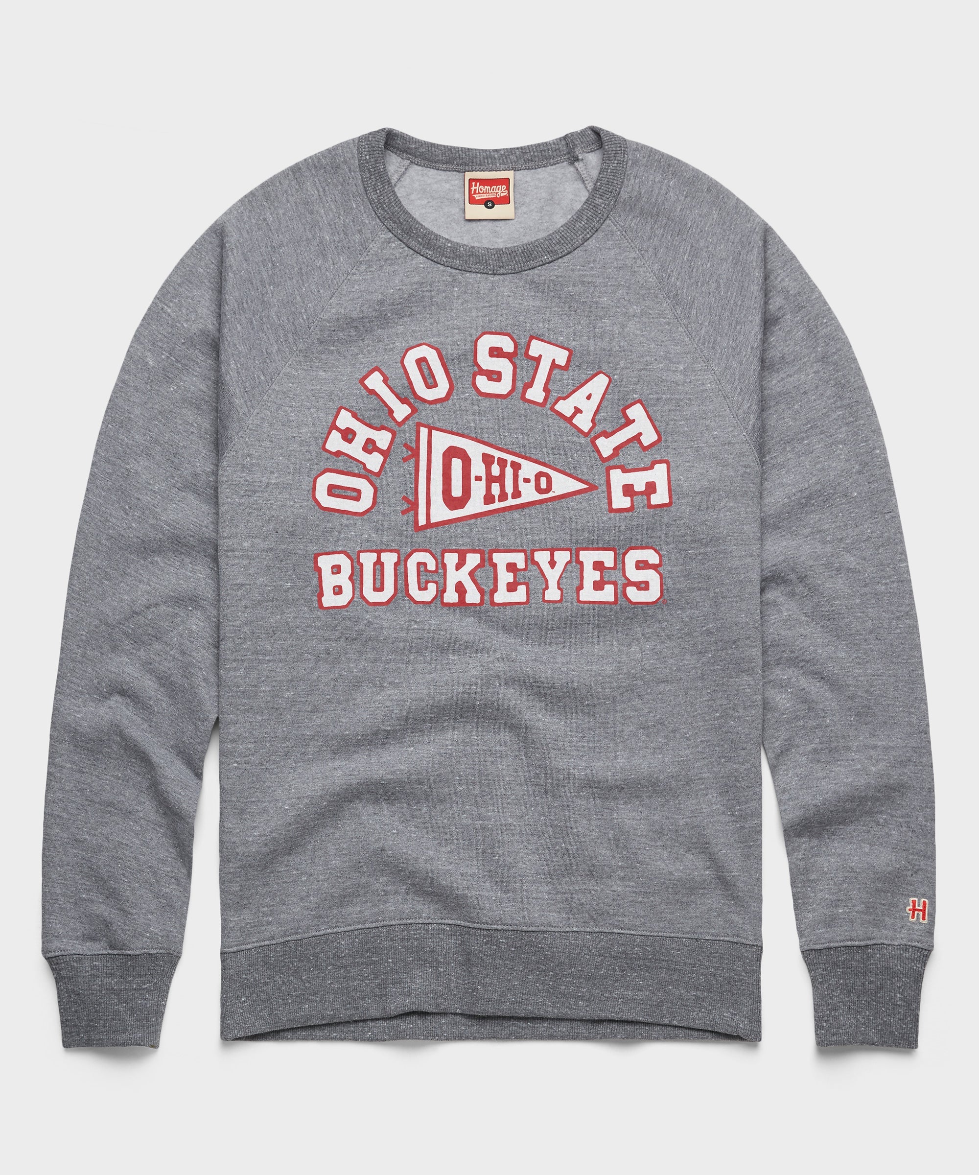Ohio State Buckeyes Pennant Crewneck