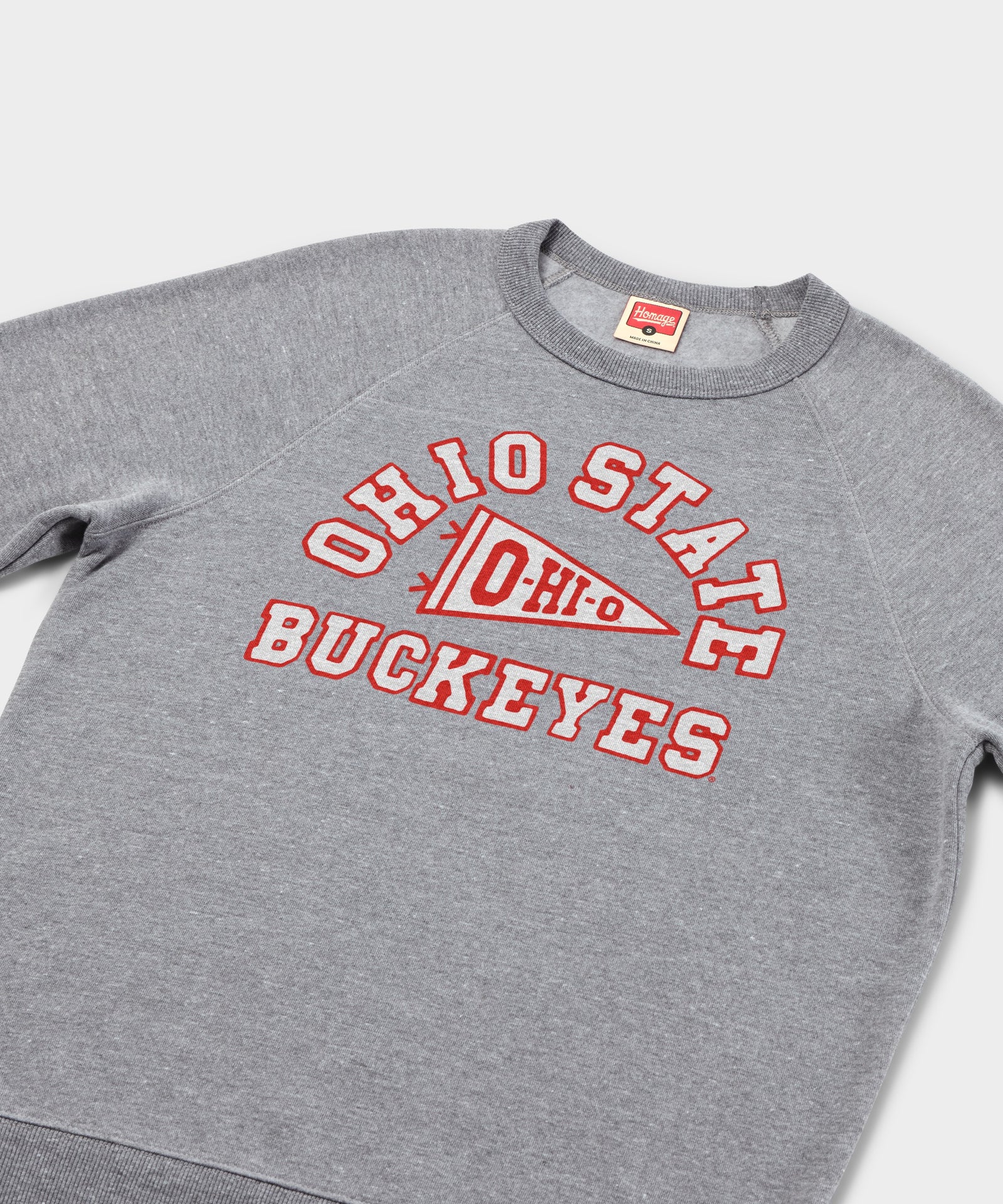 Ohio State Buckeyes Pennant Crewneck