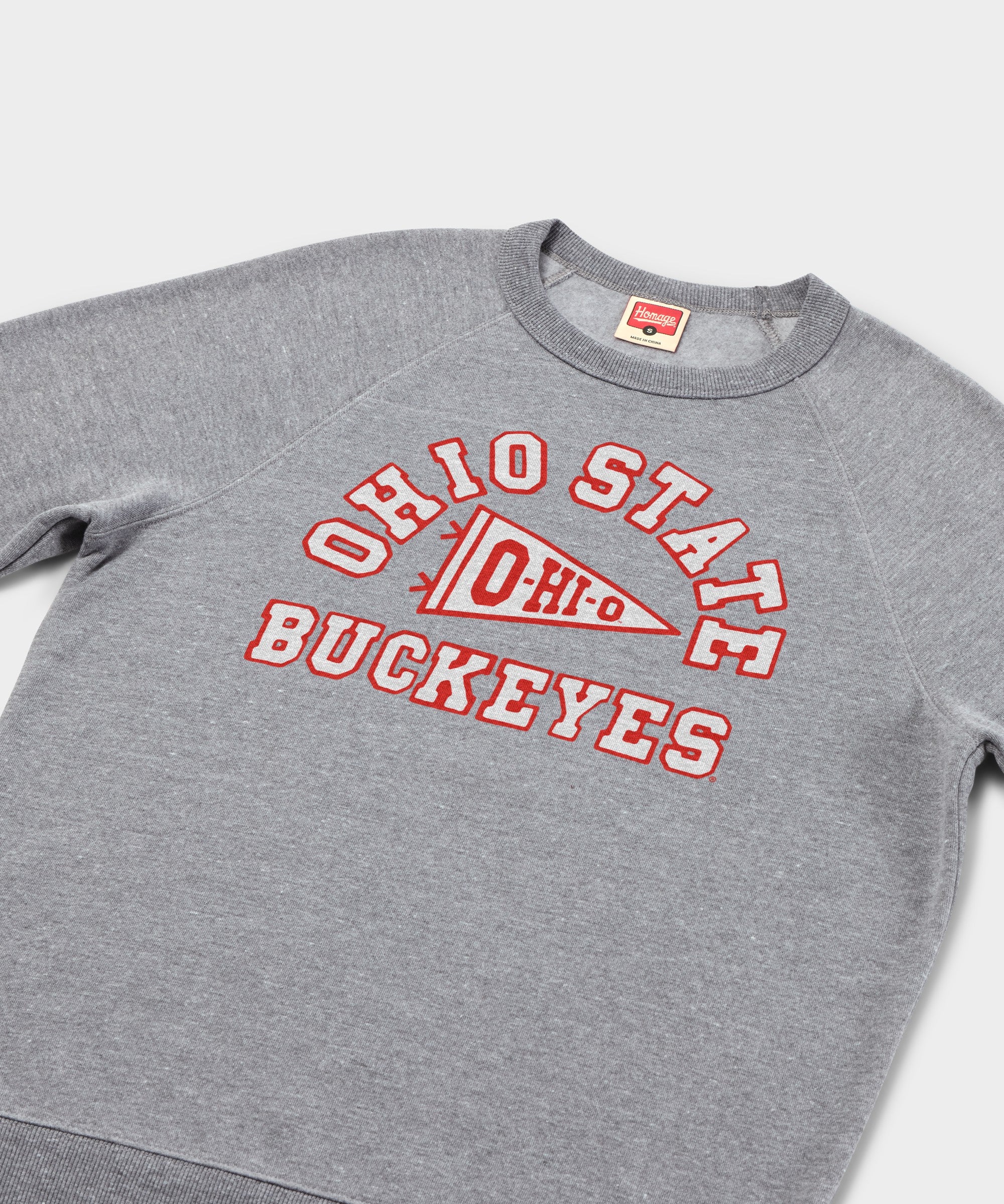 Ohio State Buckeyes Pennant Crewneck