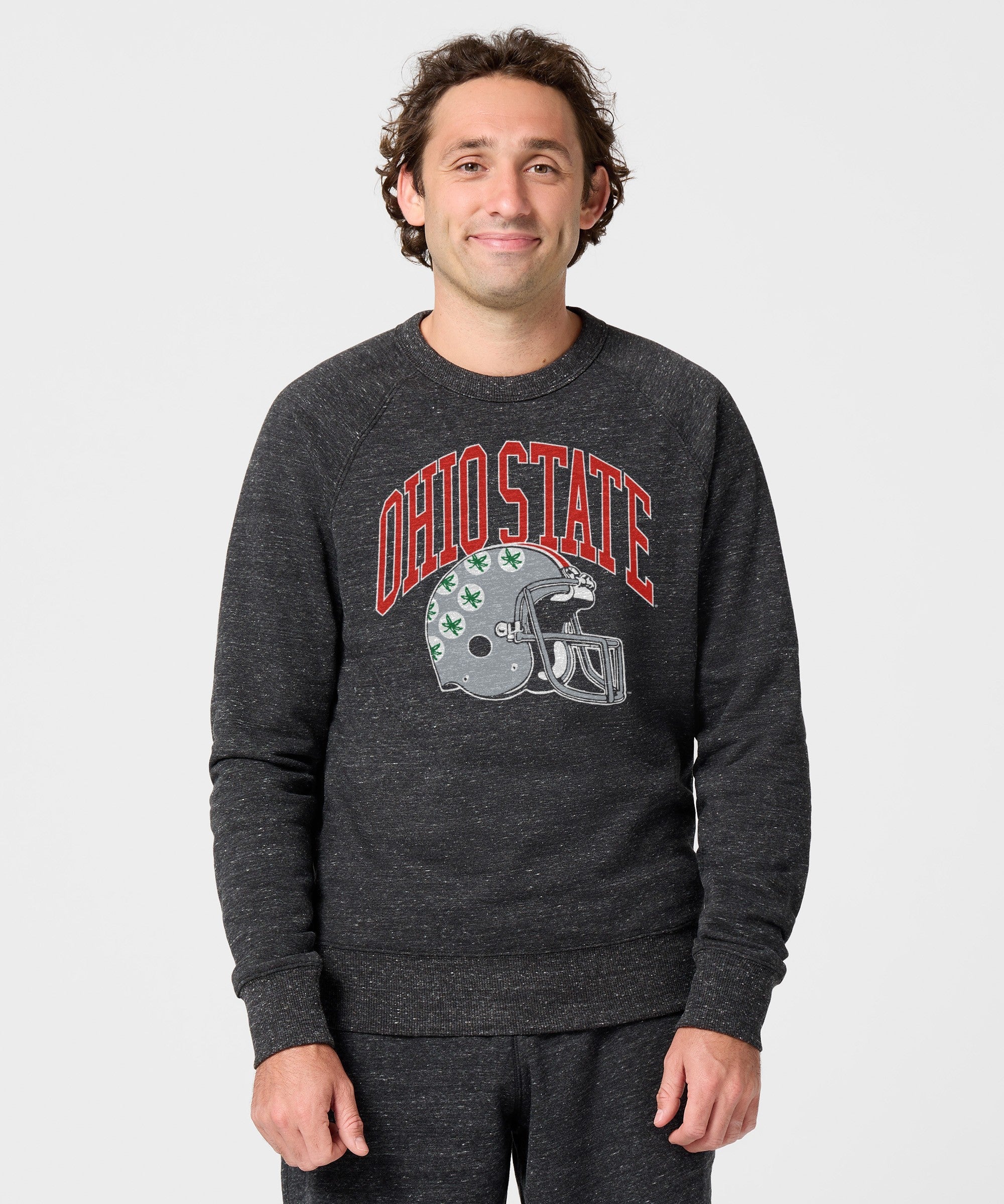 Ohio State Helmet Retro Crewneck