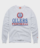 Oilers Football Crest Crewneck