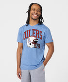 Oilers Football Helmet Retro