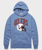Oilers Football Helmet Retro Hoodie