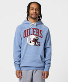 Oilers Football Helmet Retro Hoodie