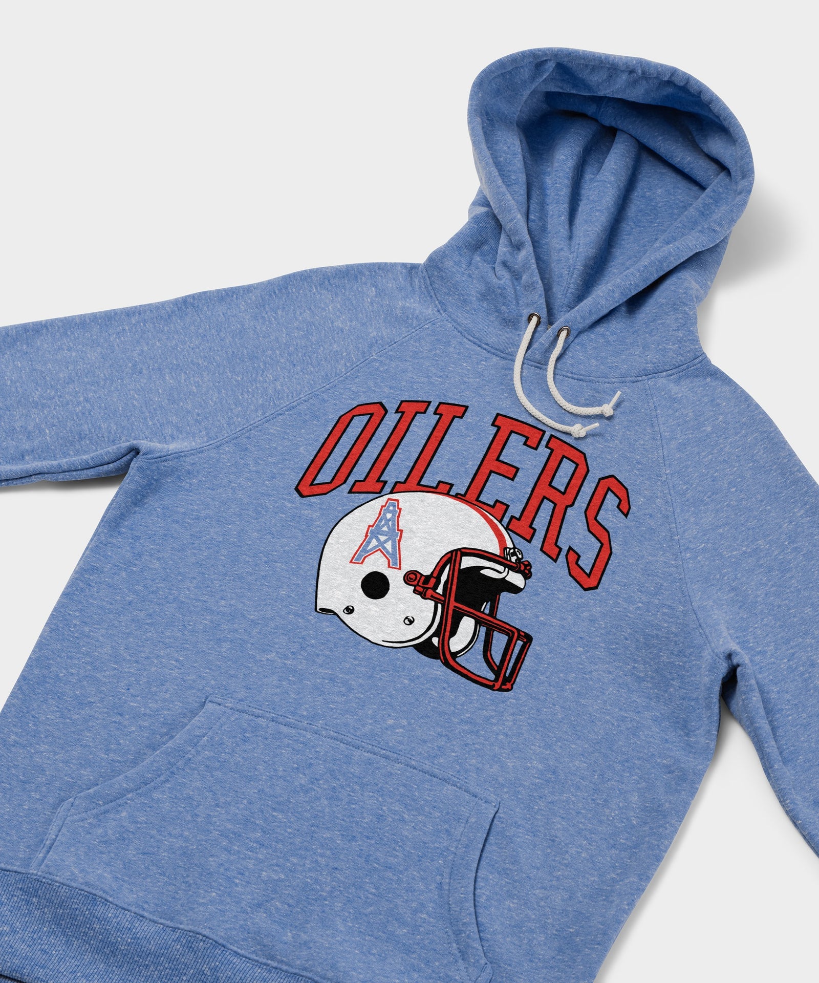 Oilers Football Helmet Retro Hoodie