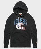 Oilers Football Helmet Retro Hoodie