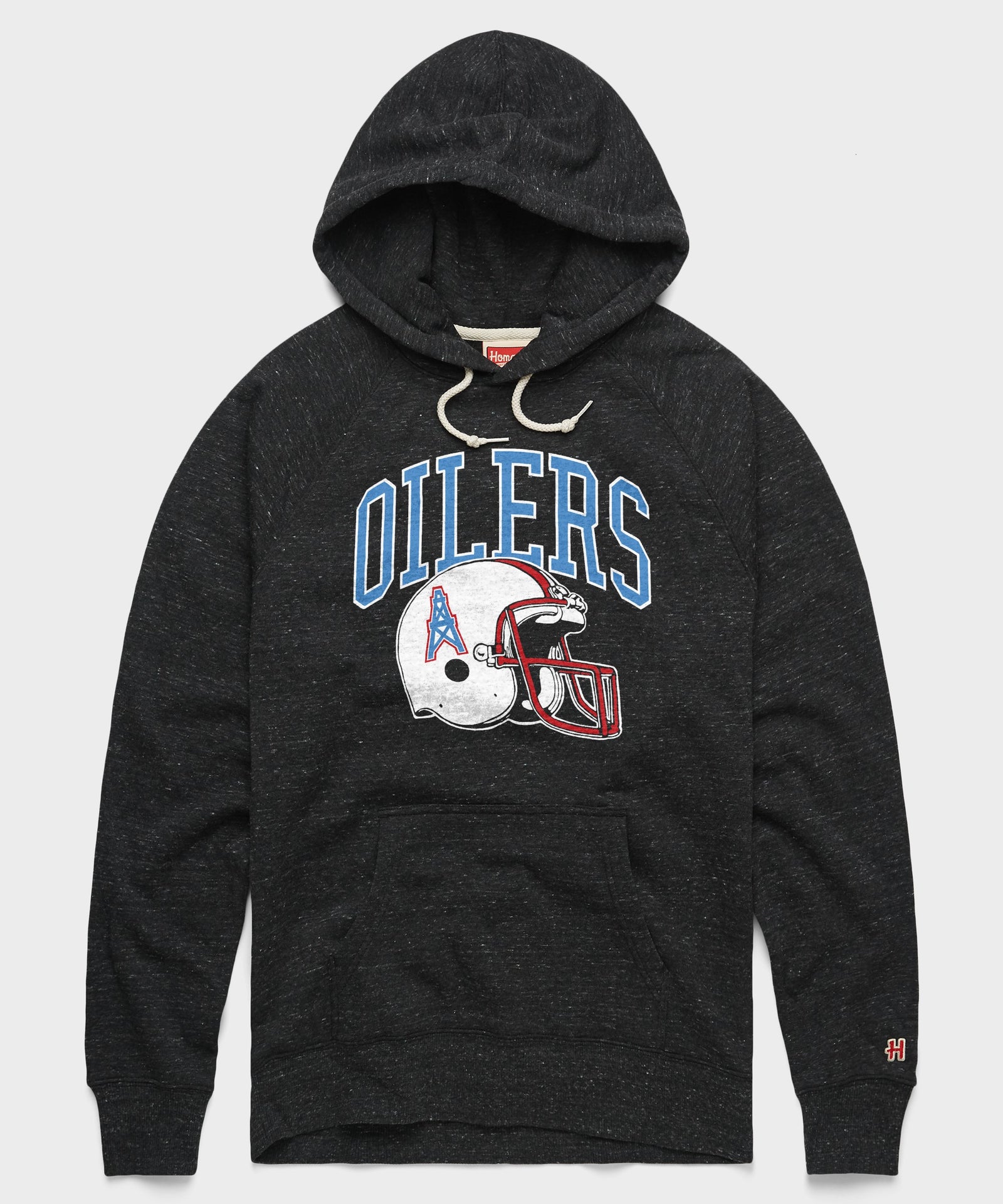 Oilers Football Helmet Retro Hoodie