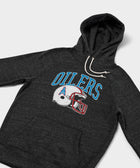 Oilers Football Helmet Retro Hoodie