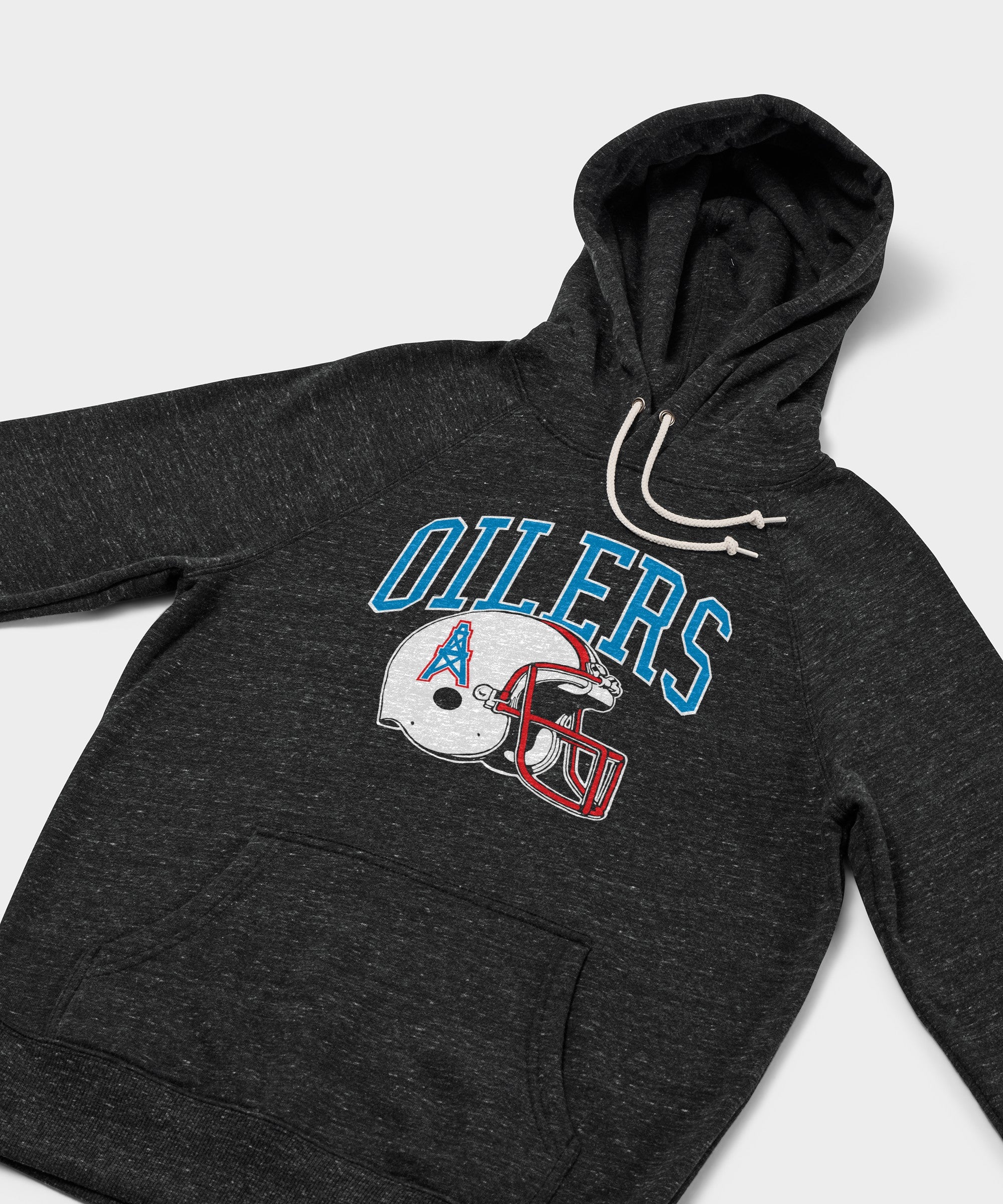 Oilers Football Helmet Retro Hoodie